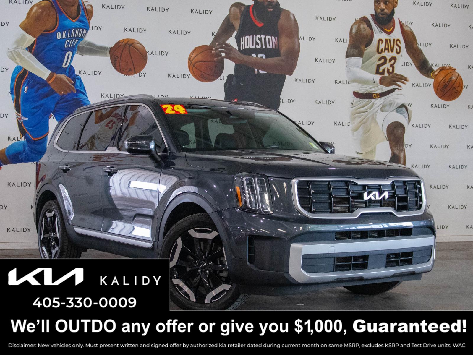 Everlasting Silver 2024 Kia Telluride SUV / Crossover Front-Wheel Drive Automatic