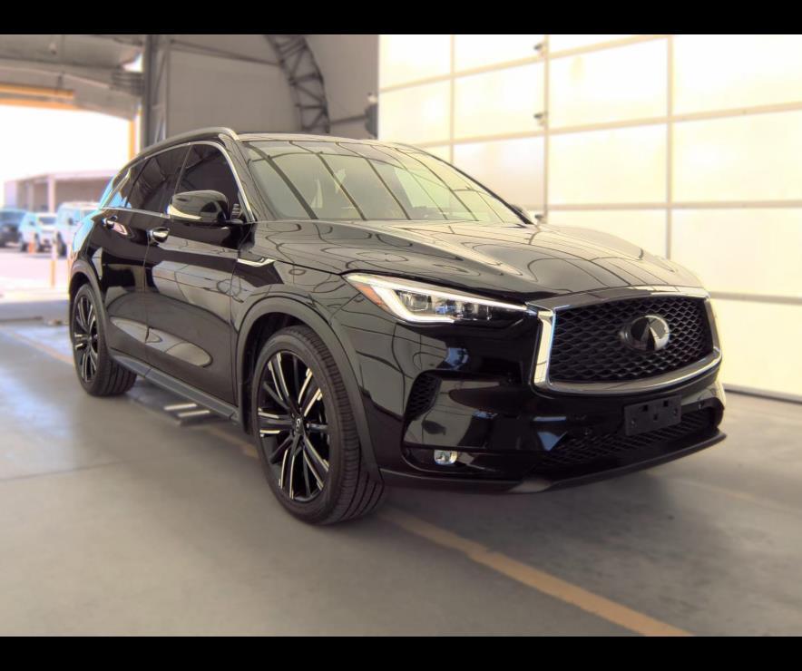 Black Obsidian 2020 INFINITI QX50 SUV / Crossover Front-Wheel Drive Continuously Variable Transmission
