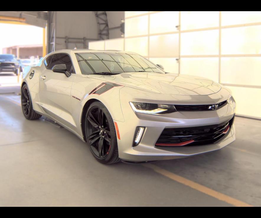 Silver Ice Metallic 2018 Chevrolet Camaro Coupe Rear-Wheel Drive 8-Speed Automatic