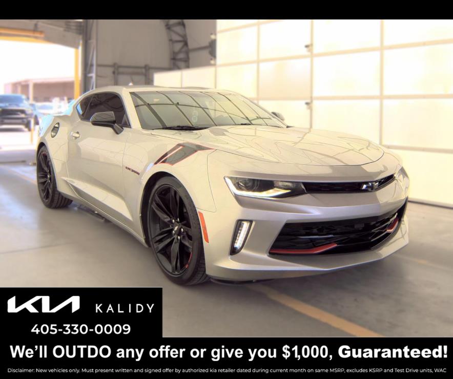 Silver Ice Metallic 2018 Chevrolet Camaro Coupe Rear-Wheel Drive 8-Speed Automatic
