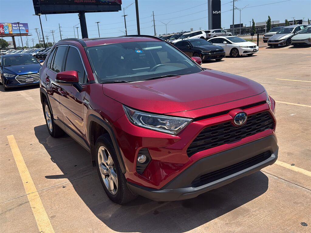 Red (Ruby Flare Pearl) 2021 Toyota RAV4 Hybrid SUV / Crossover All-Wheel Drive Continuously Variable Transmission