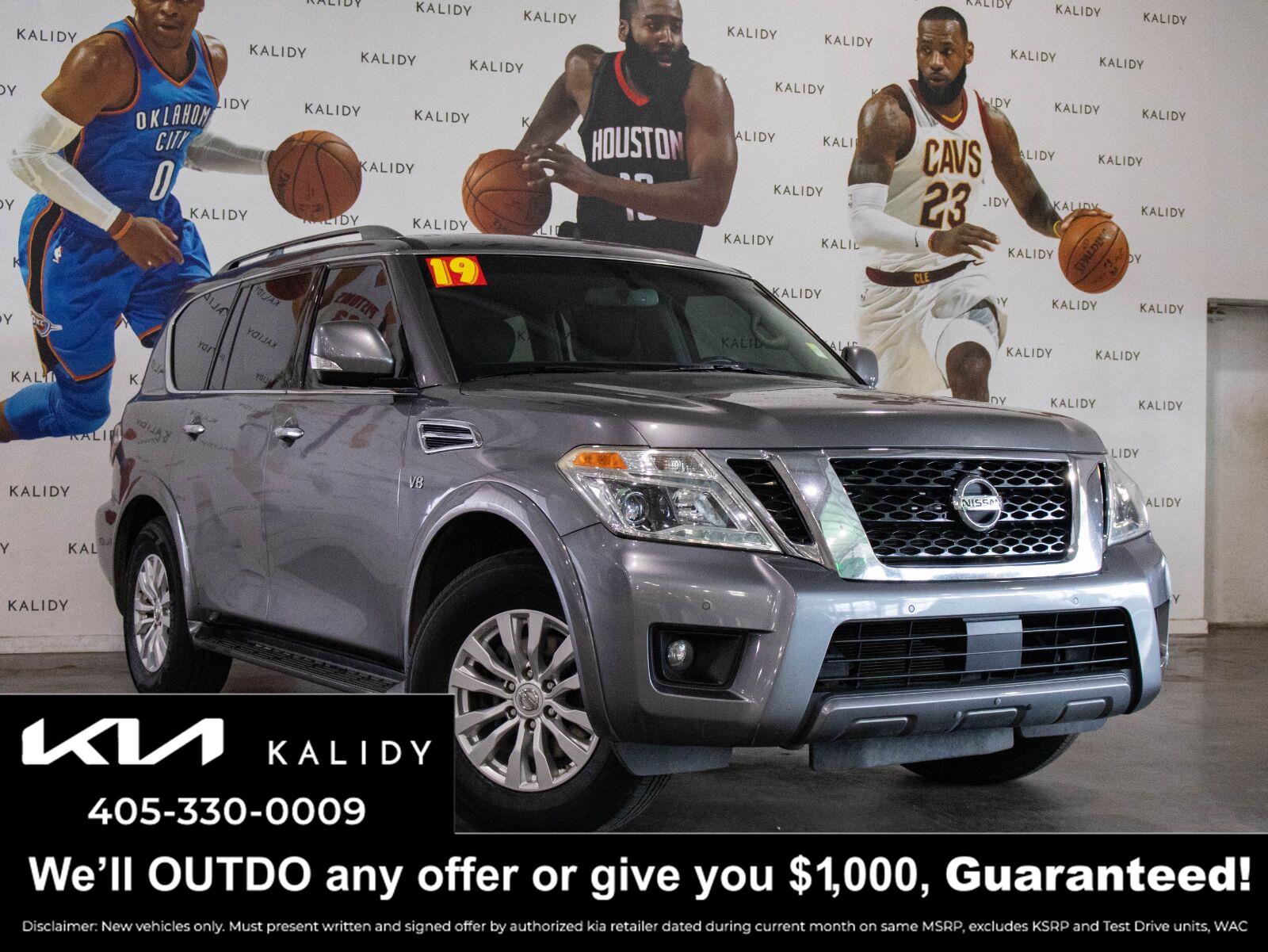 Gray (Gun Metallic) 2019 Nissan Armada SUV / Crossover Four-Wheel Drive