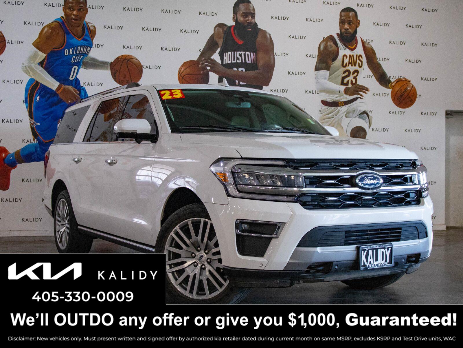 Star White Metallic Tri-Coat 2023 Ford Expedition SUV / Crossover Four-Wheel Drive Automatic
