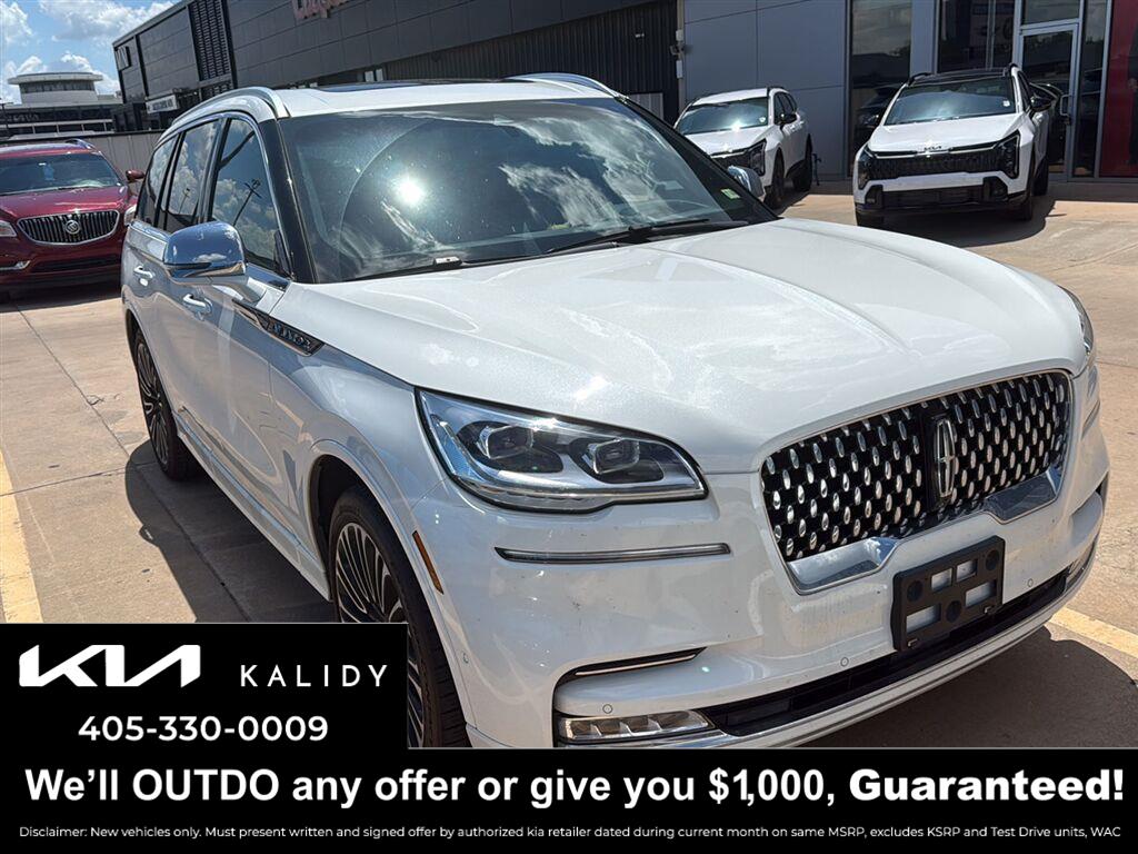Pristine White 2021 Lincoln Aviator SUV / Crossover All-Wheel Drive Automatic