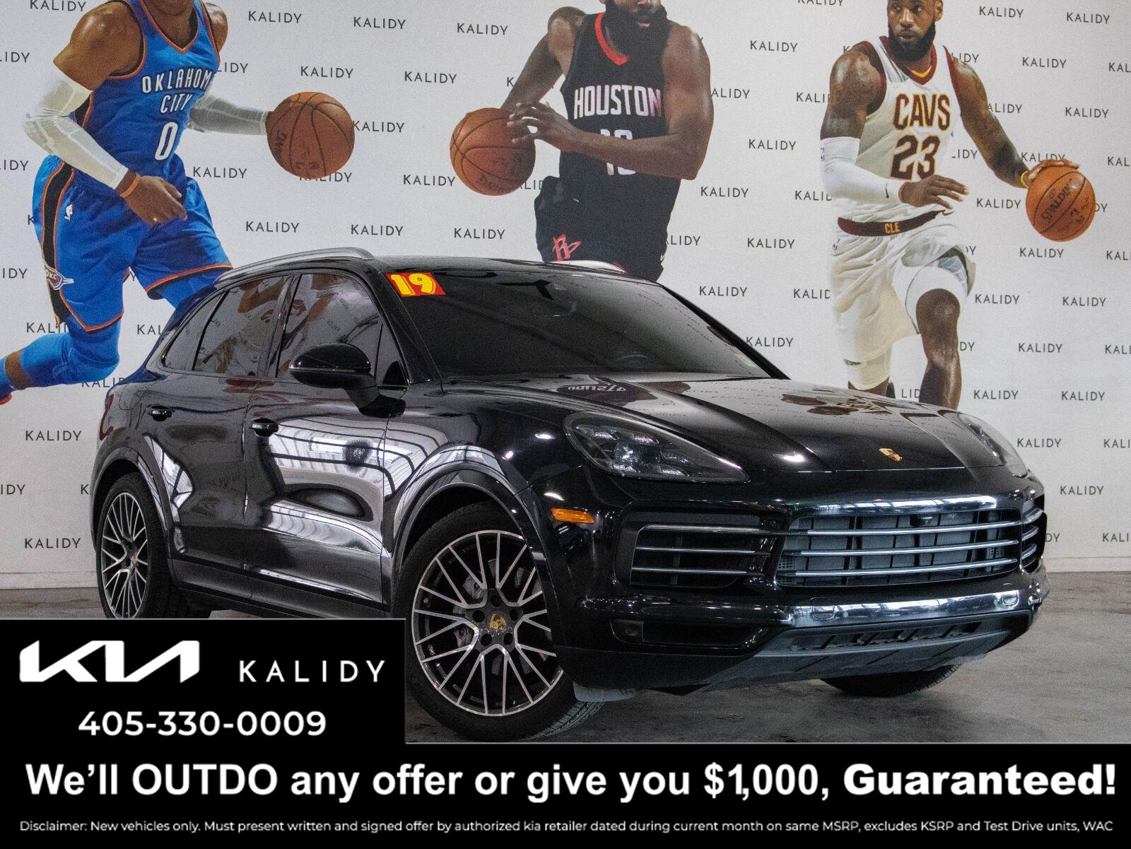 Black 2019 Porsche Cayenne SUV / Crossover All-Wheel Drive Automatic