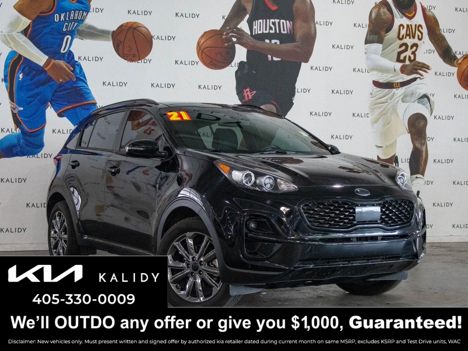 Black Cherry 2021 Kia Sportage SUV / Crossover All-Wheel Drive Automatic