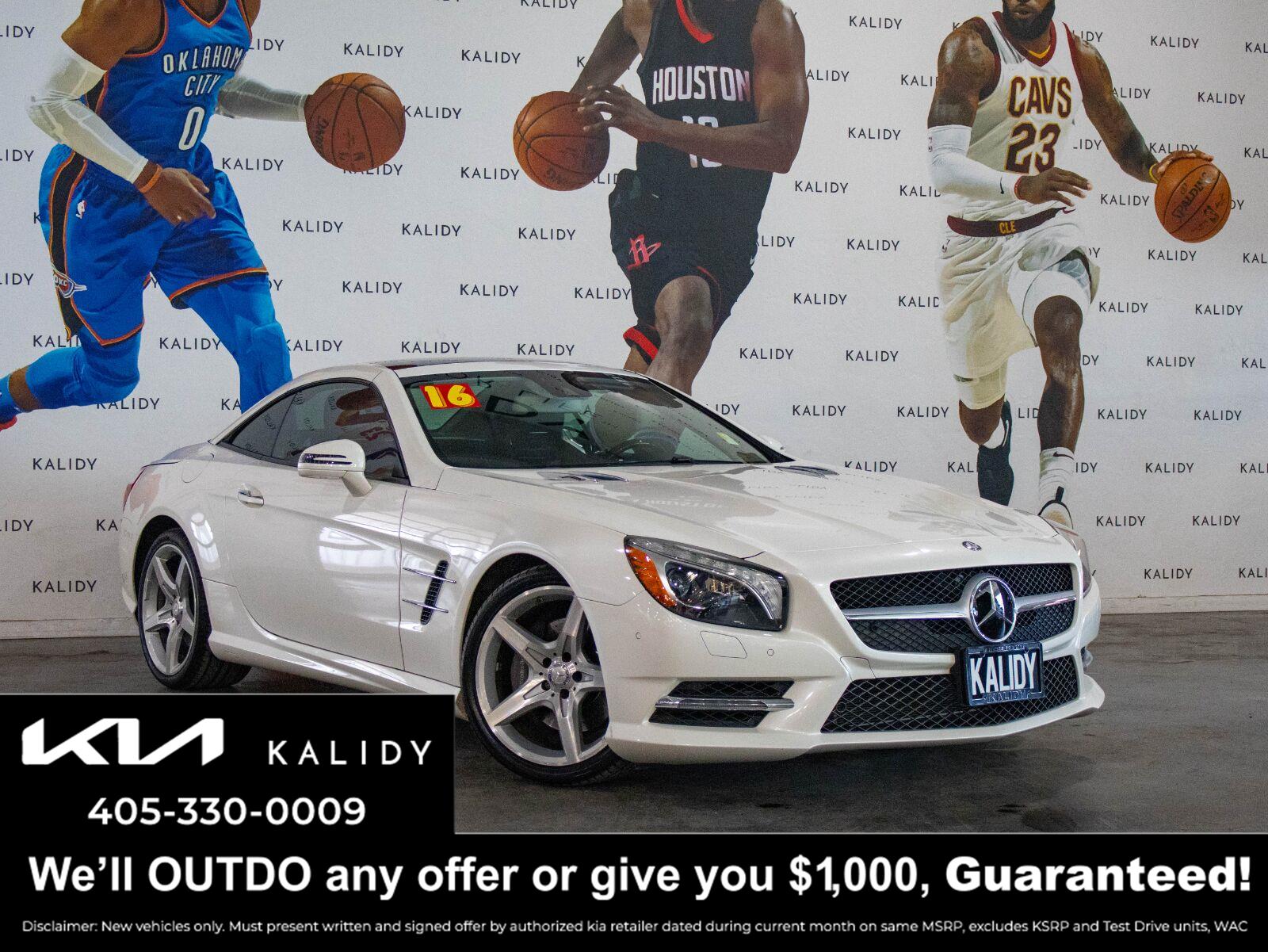 designo Diamond White 2016 Mercedes-Benz SL-Class Convertible Rear-Wheel Drive