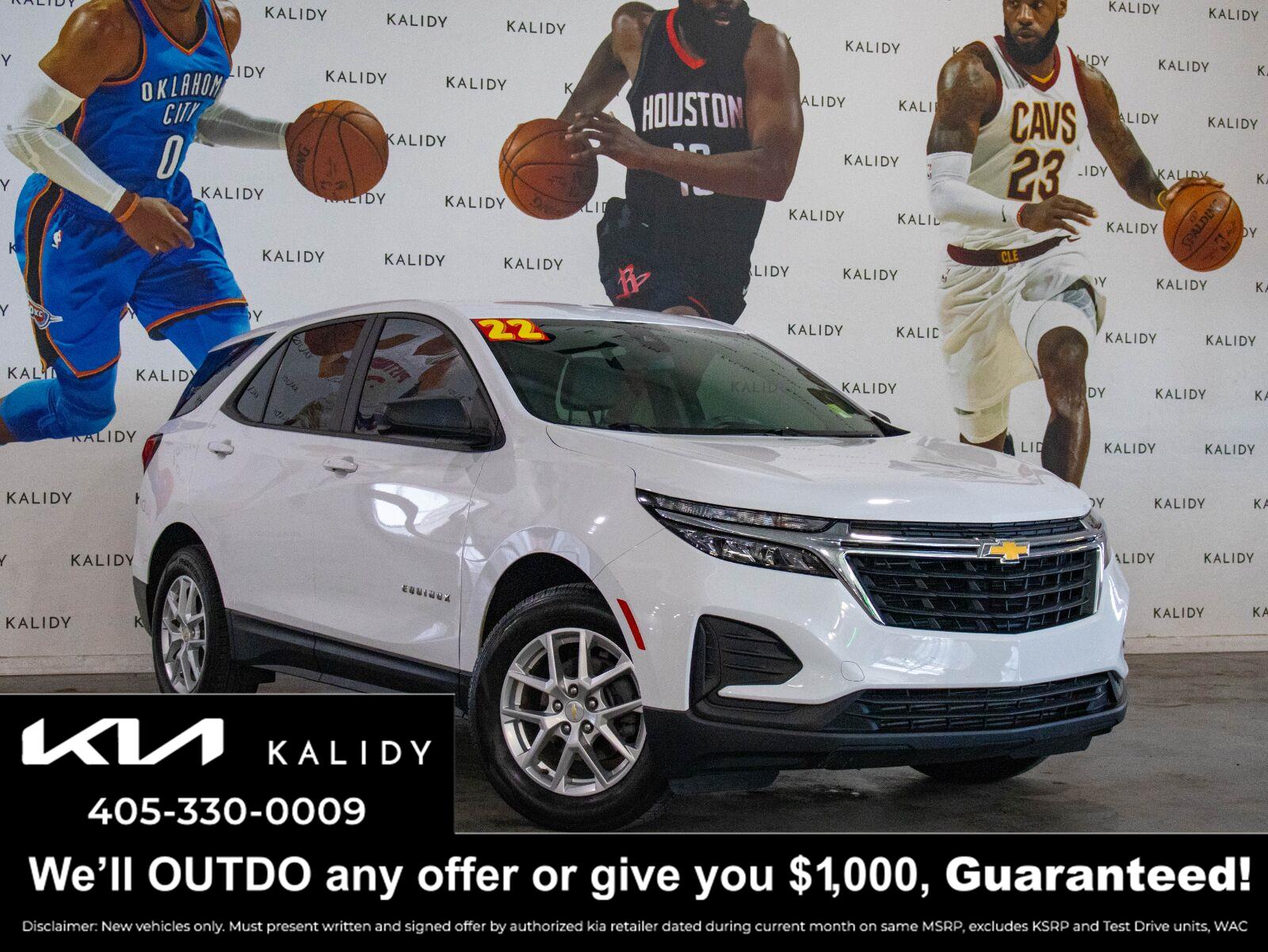 Summit White 2022 Chevrolet Equinox SUV / Crossover Front-Wheel Drive 6-Speed Automatic Overdrive