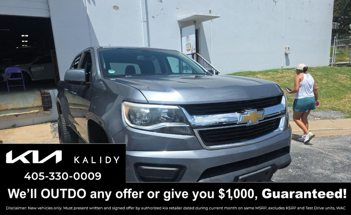 Gray (Satin Steel Metallic) 2018 Chevrolet Colorado Pickup Truck 4X2 8-Speed Automatic