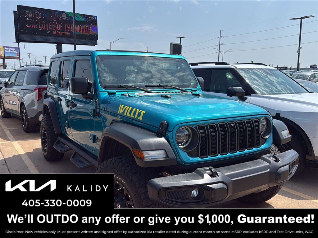 Ocean Blue Metallic Clearcoat 2020 Jeep Wrangler SUV / Crossover Four-Wheel Drive 8-Speed Automatic