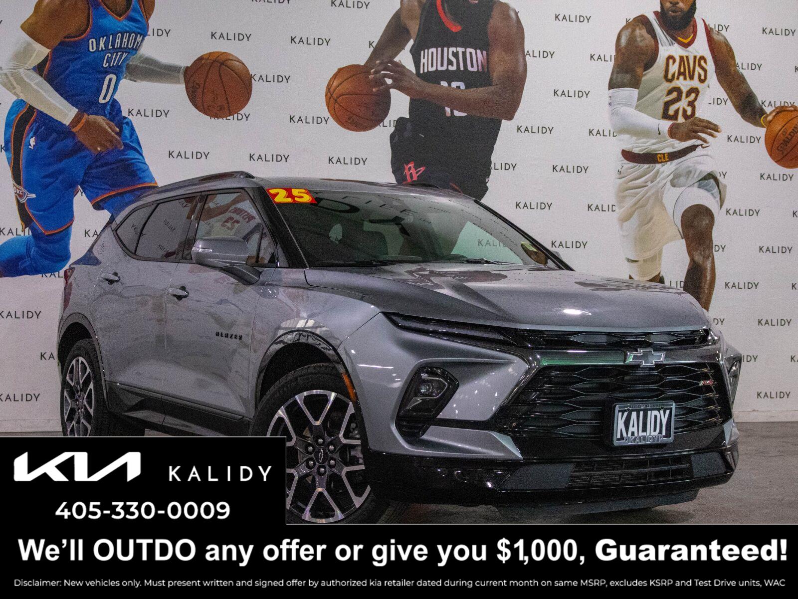 Sterling Gray Metallic 2025 Chevrolet Blazer SUV / Crossover Front-Wheel Drive 9-Speed Automatic