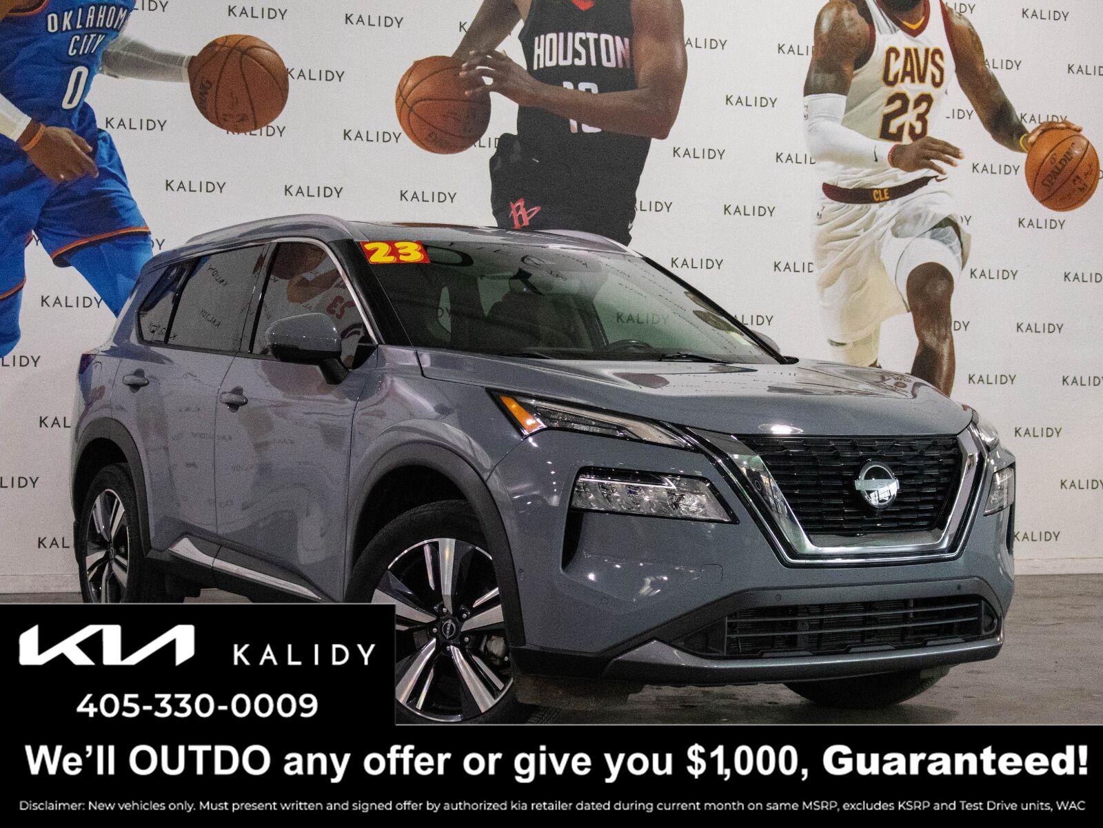 Boulder Gray Pearl 2023 Nissan Rogue SUV / Crossover Front-Wheel Drive Continuously Variable Transmission
