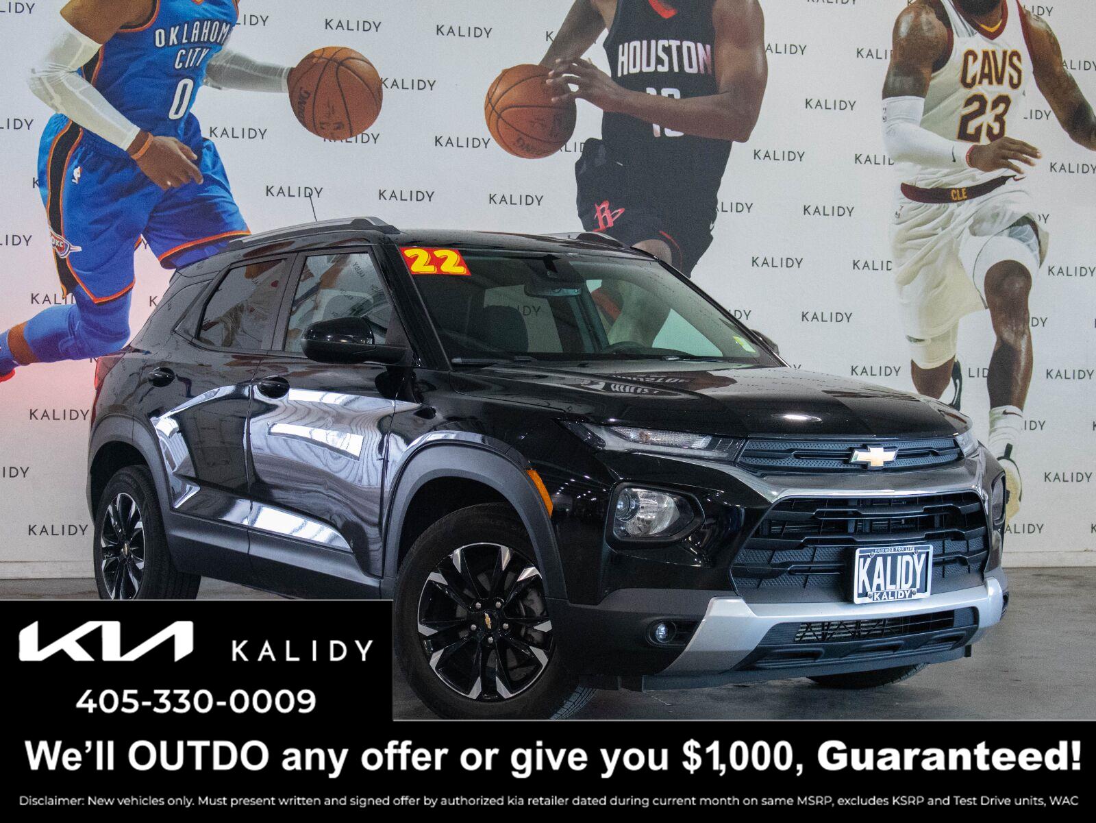 Mosaic Black Metallic 2022 Chevrolet Trailblazer SUV / Crossover Front-Wheel Drive Continuously Variable Transmission