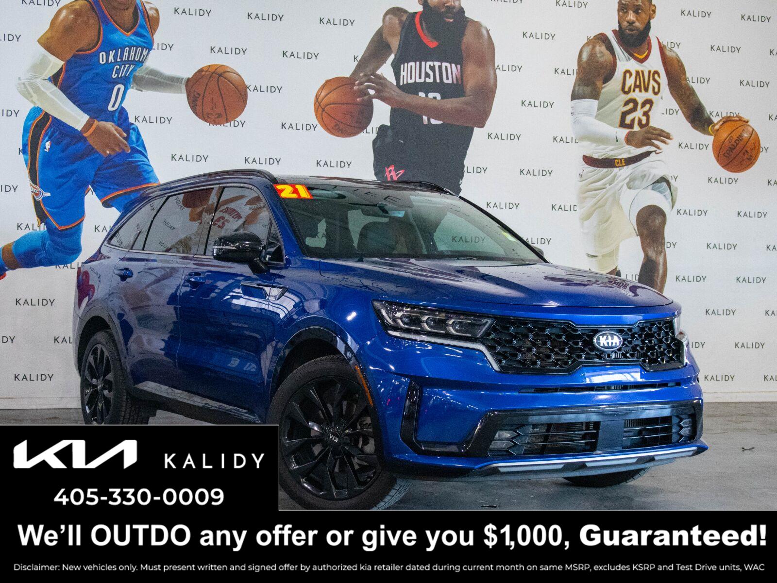 Sapphire Blue 2021 Kia Sorento SUV / Crossover Front-Wheel Drive Automatic