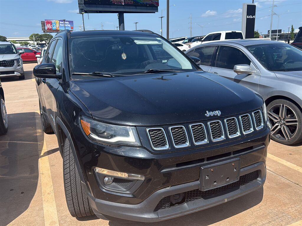 Diamond Black Crystal Pearlcoat 2018 Jeep Compass SUV / Crossover Four-Wheel Drive 9-Speed Automatic