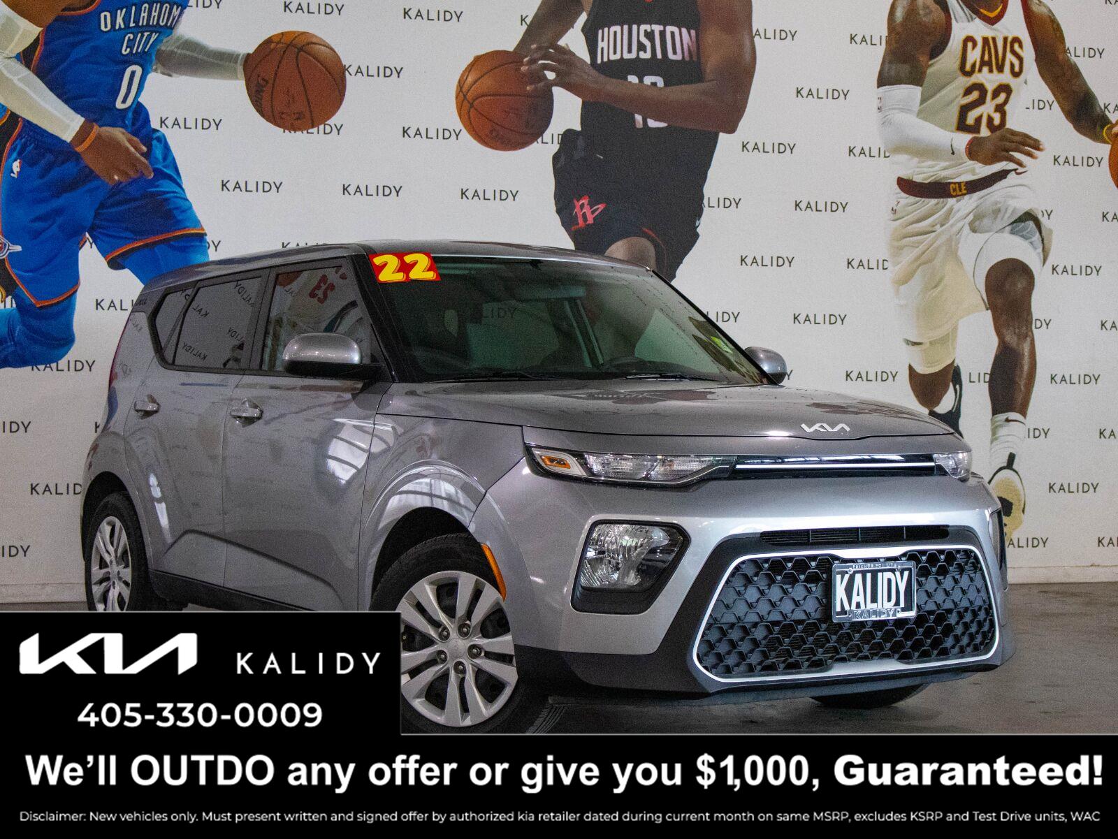 Steel Gray 2022 Kia Soul SUV / Crossover Front-Wheel Drive Continuously Variable Transmission