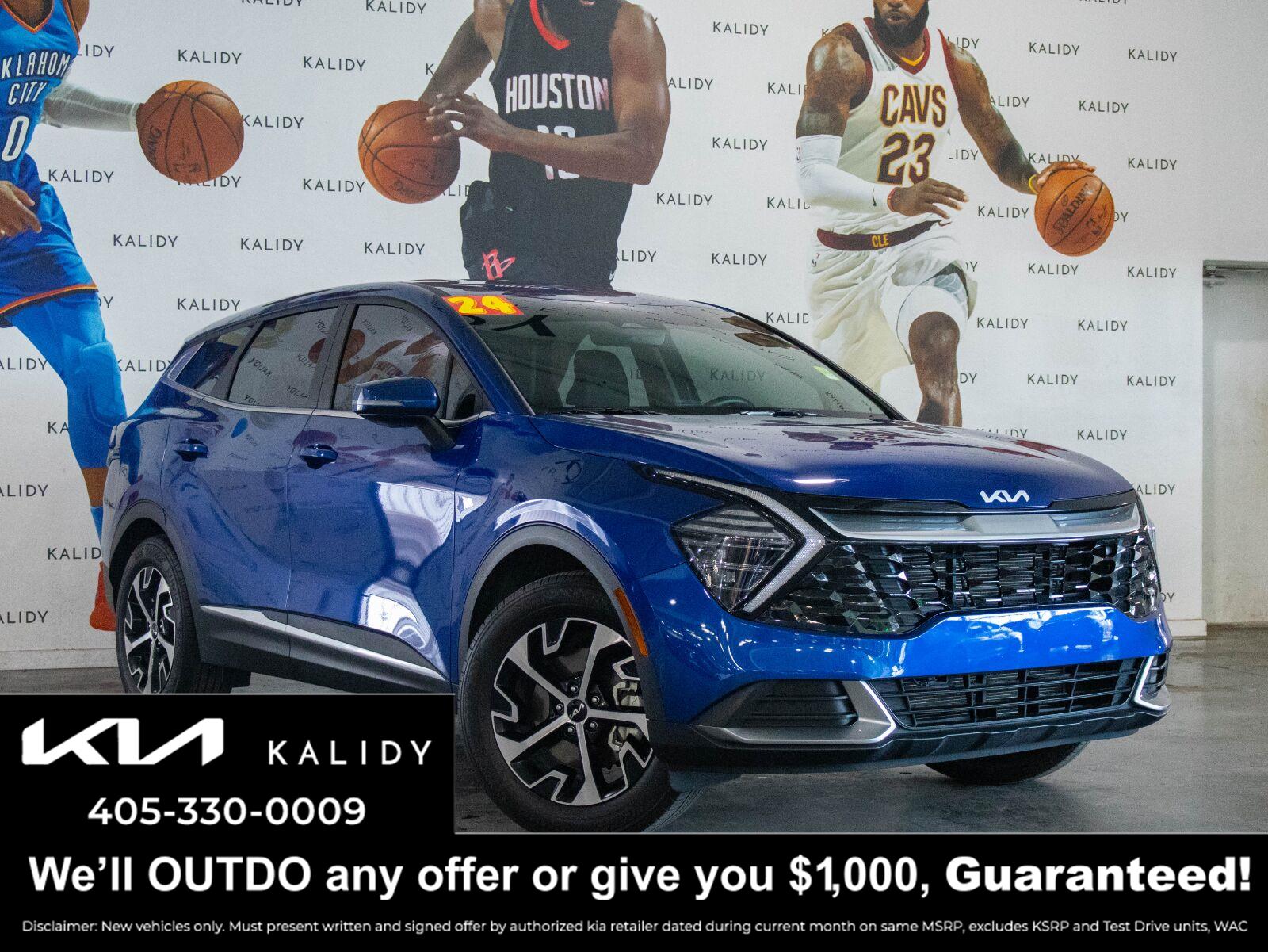 Sapphire Blue 2024 Kia Sportage SUV / Crossover Front-Wheel Drive Automatic
