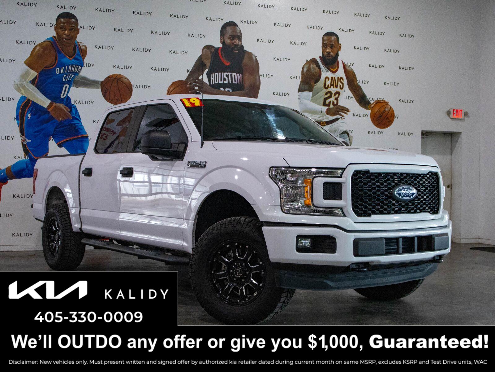 Oxford White 2019 Ford F-150 Pickup Truck Four-Wheel Drive 6-Speed Automatic