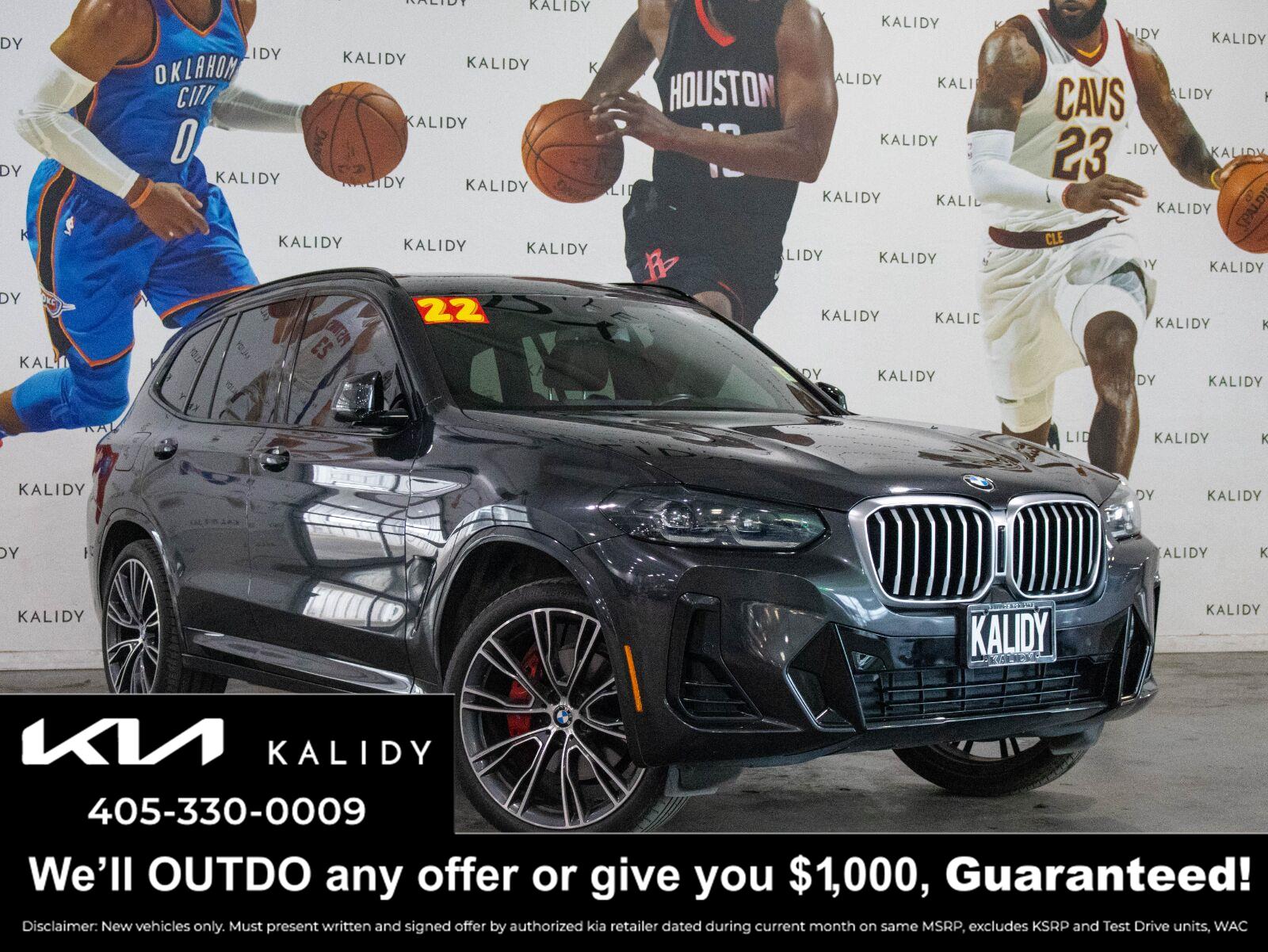 Black Sapphire Metallic 2022 BMW X3 SUV / Crossover Rear-Wheel Drive Automatic