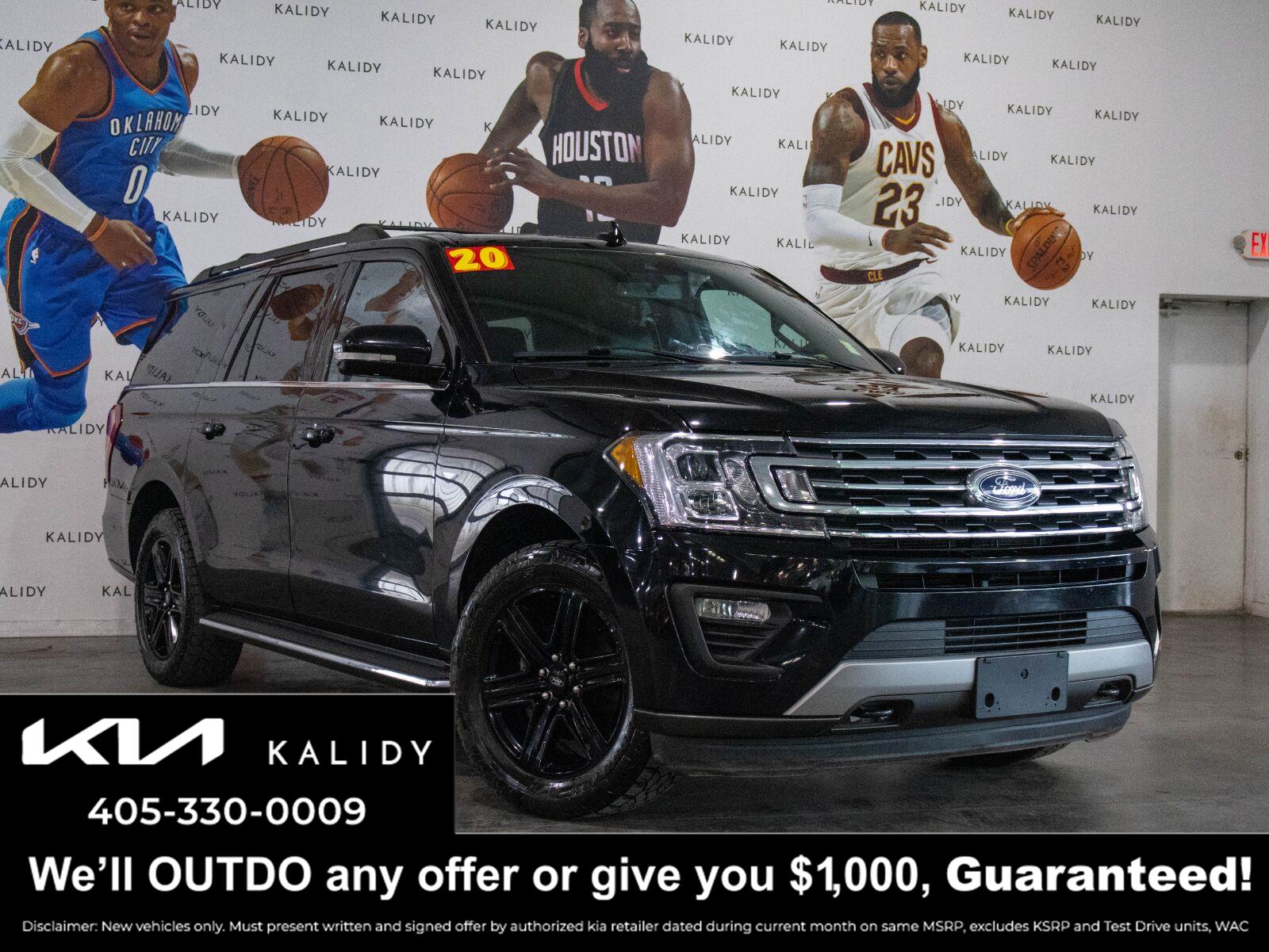 Agate Black 2020 Ford Expedition SUV / Crossover Four-Wheel Drive Automatic
