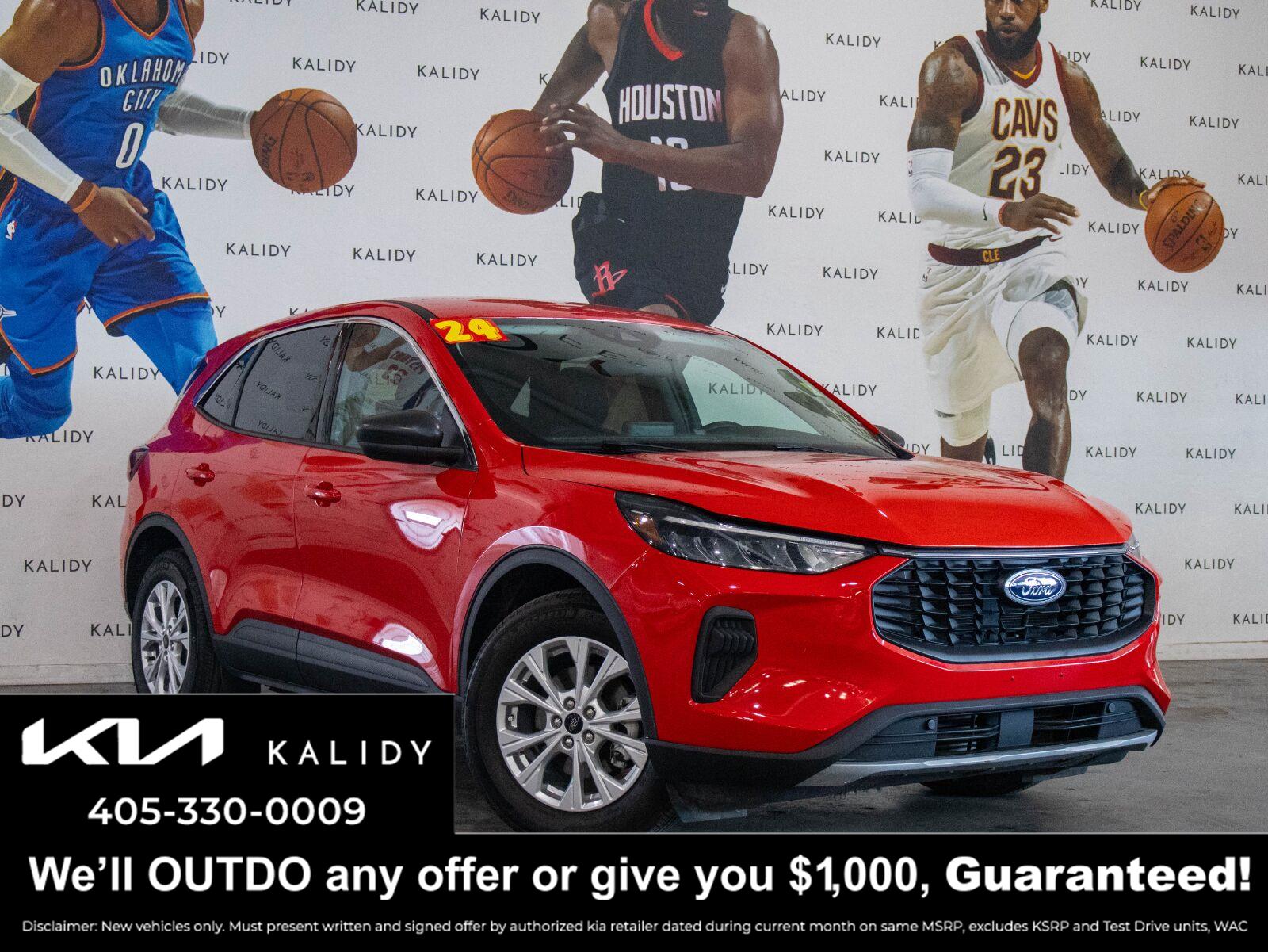 Race Red 2024 Ford Escape SUV / Crossover Front-Wheel Drive 8-Speed Automatic