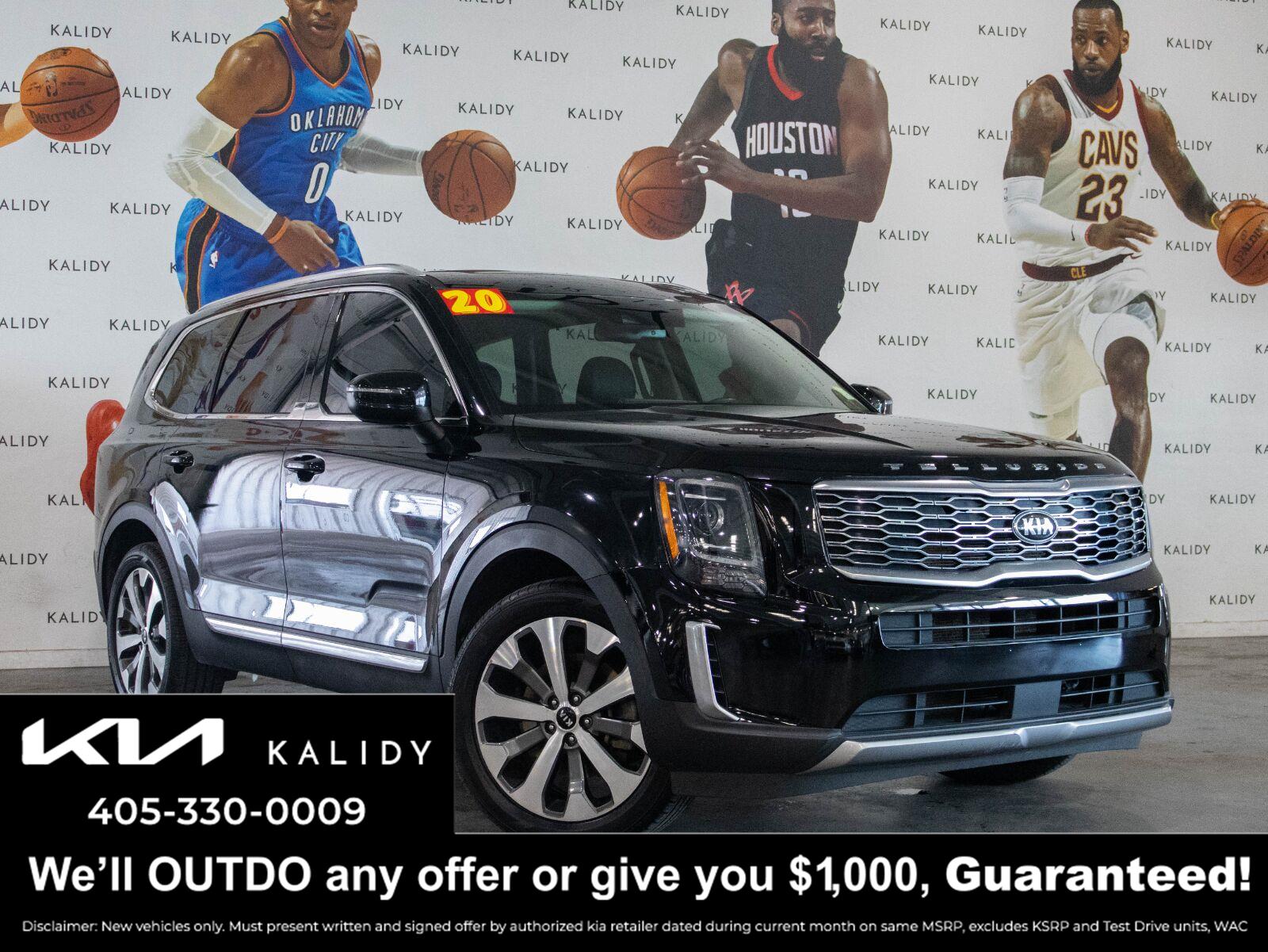 Ebony Black 2020 Kia Telluride SUV / Crossover Front-Wheel Drive Automatic