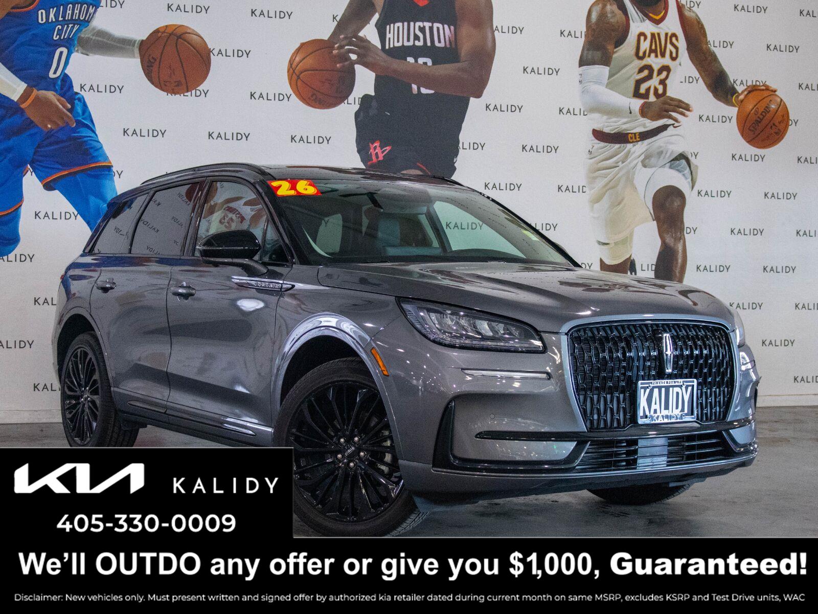 asher gray metallic clearcoat 2026 Lincoln Corsair SUV / Crossover Front-Wheel Drive 8-Speed Automatic