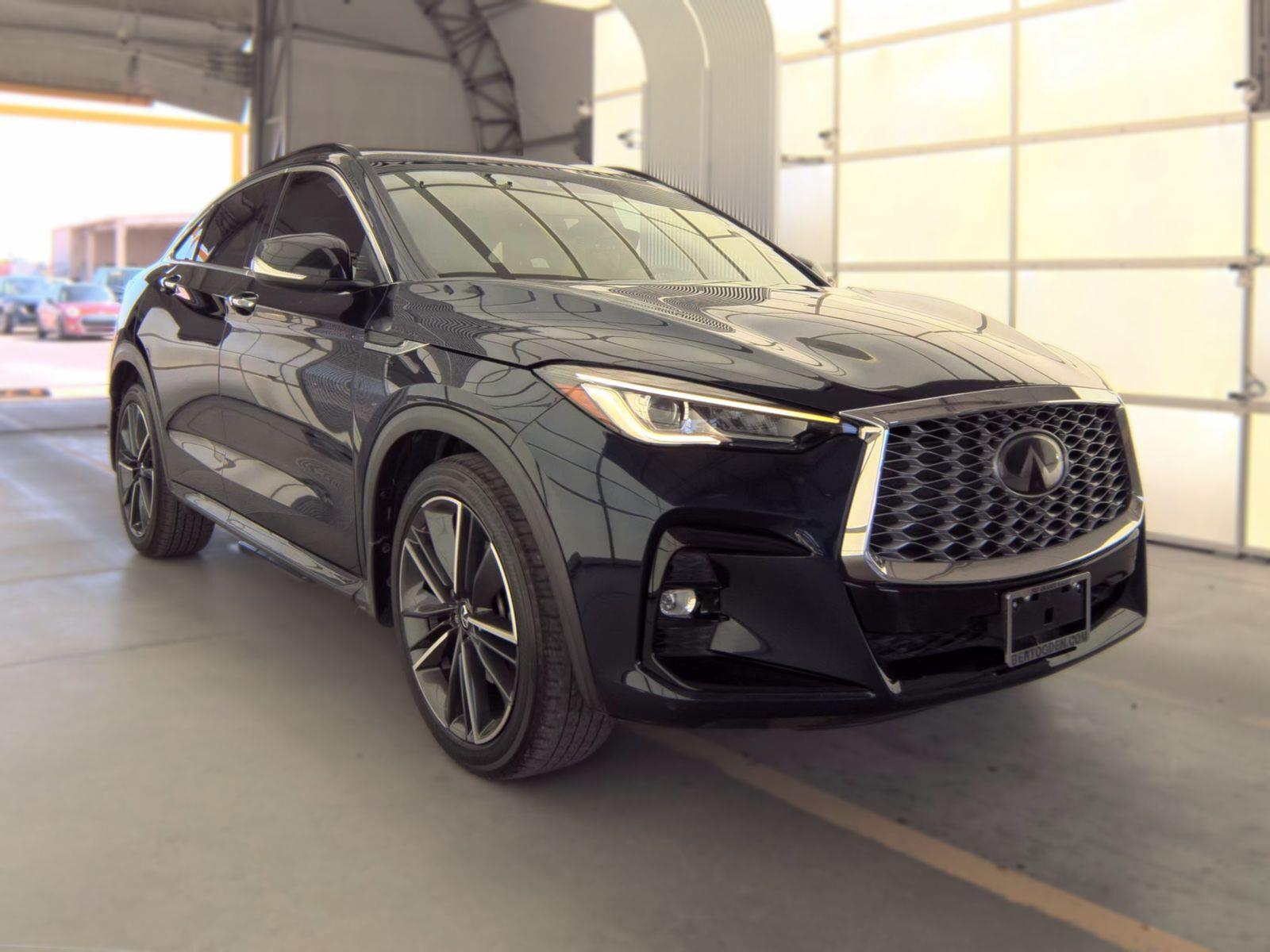 Hermosa Blue 2023 INFINITI QX55 SUV / Crossover All-Wheel Drive Continuously Variable Transmission