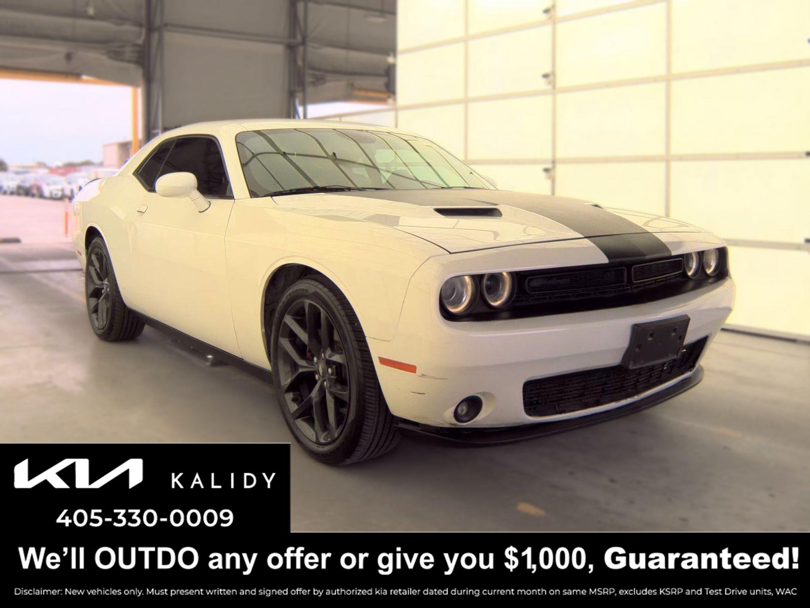 White Knuckle Clearcoat 2021 Dodge Challenger Coupe Rear-Wheel Drive 8-Speed Automatic