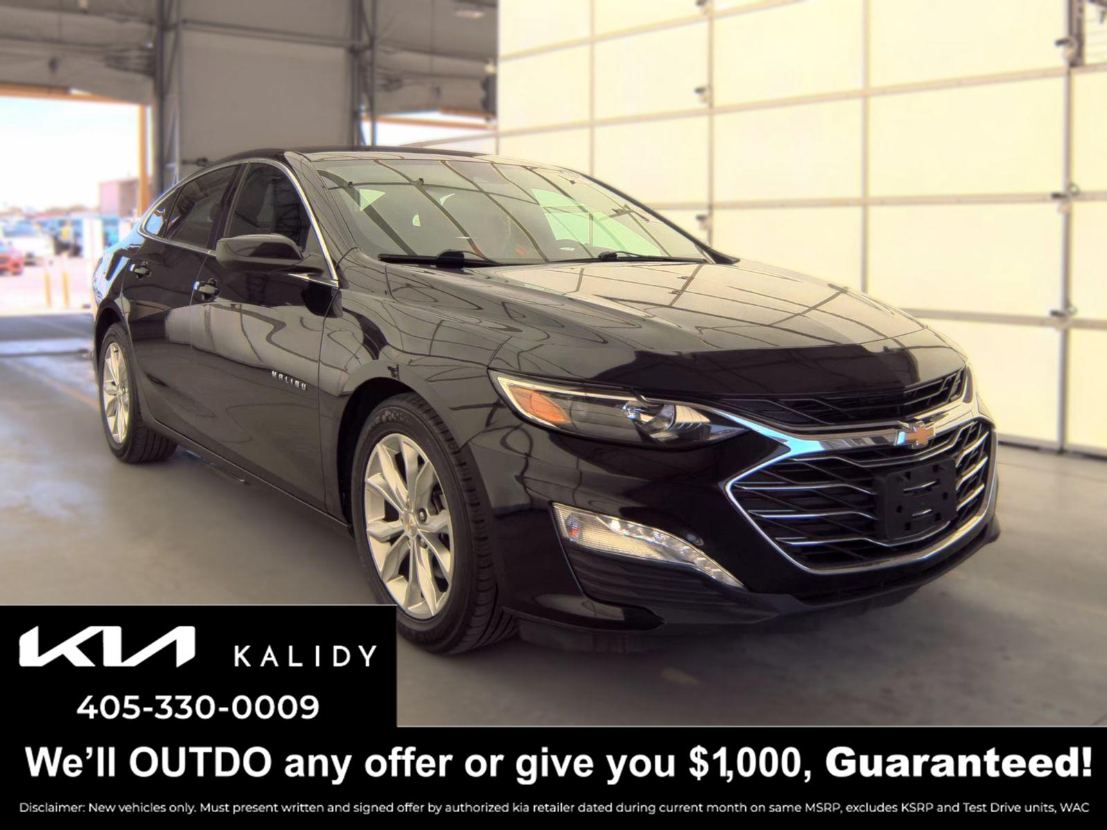 Mosaic Black Metallic 2023 Chevrolet Malibu Sedan Front-Wheel Drive Continuously Variable Transmission