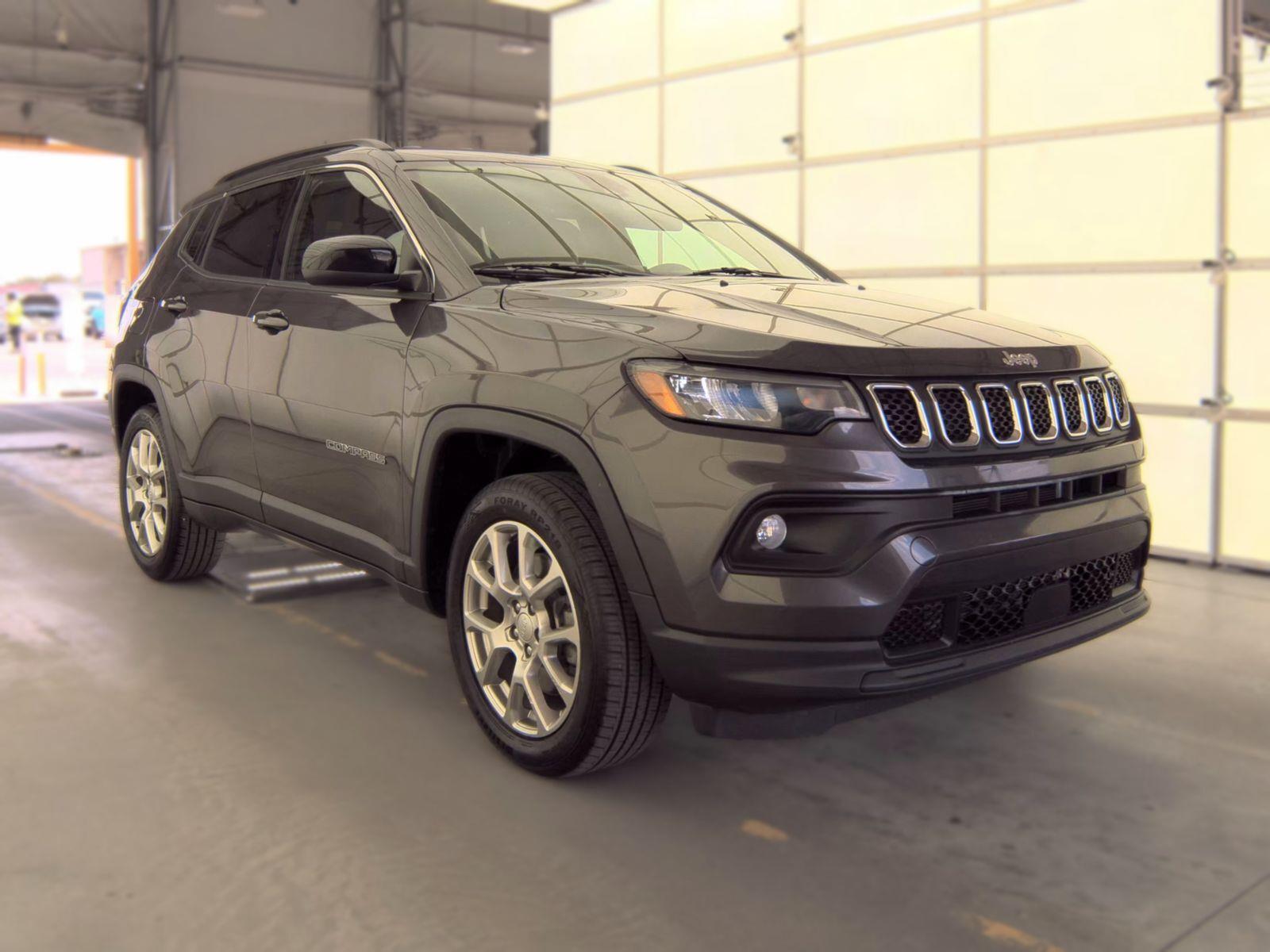 Gray (Granite Crystal Metallic Clearcoat) 2023 Jeep Compass SUV / Crossover Four-Wheel Drive 8-Speed Automatic