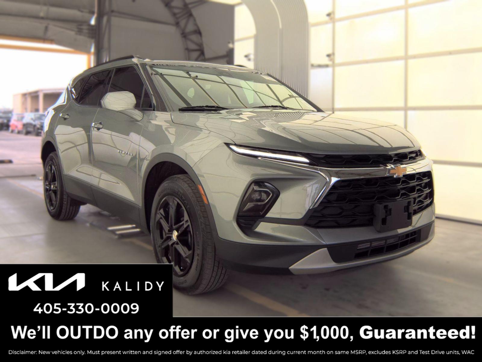 Sterling Gray Metallic 2024 Chevrolet Blazer SUV / Crossover Front-Wheel Drive 9-Speed Automatic