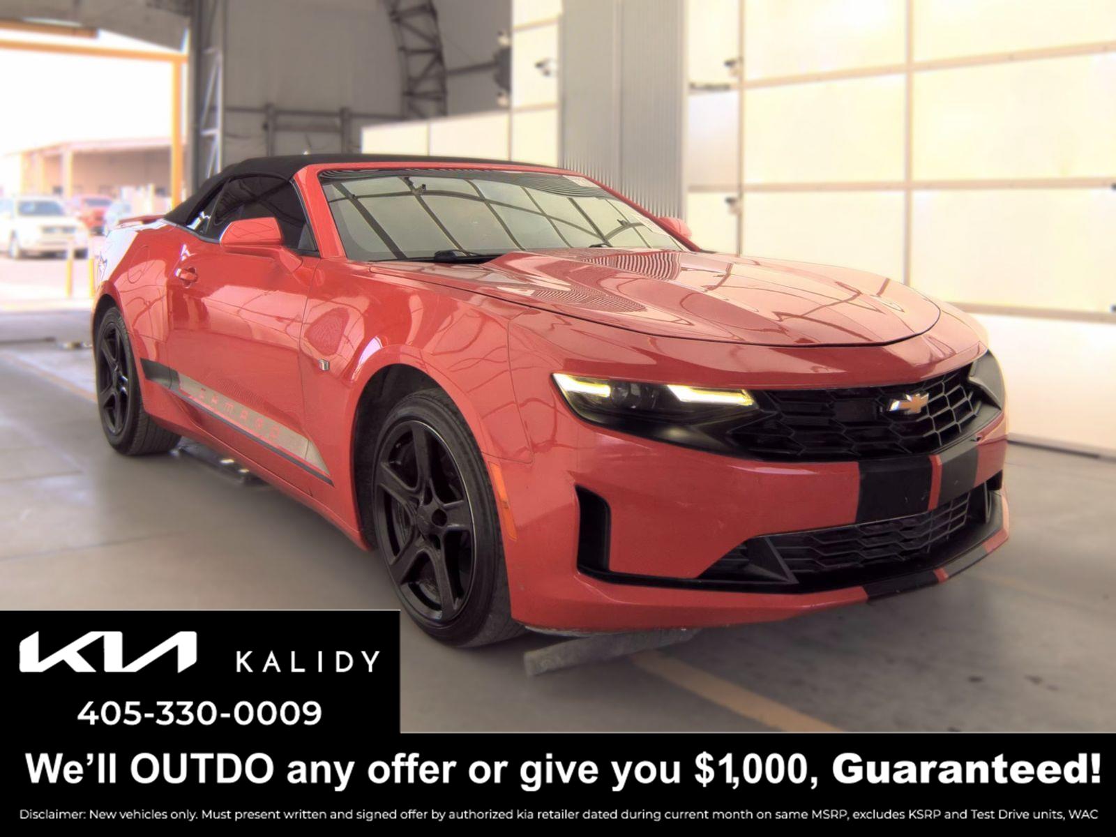 Red Hot 2020 Chevrolet Camaro Convertible Rear-Wheel Drive Automatic