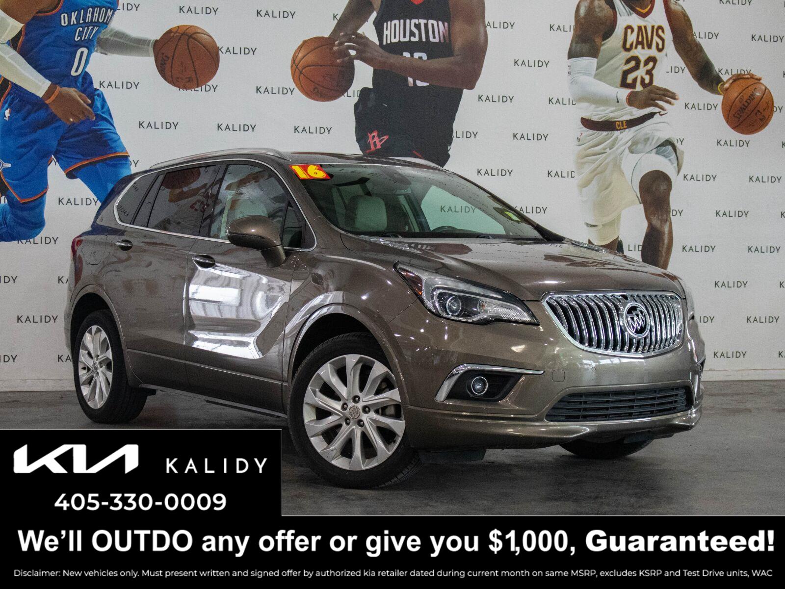 Bronze Alloy Metallic 2016 Buick Envision SUV / Crossover All-Wheel Drive 6-Speed Automatic