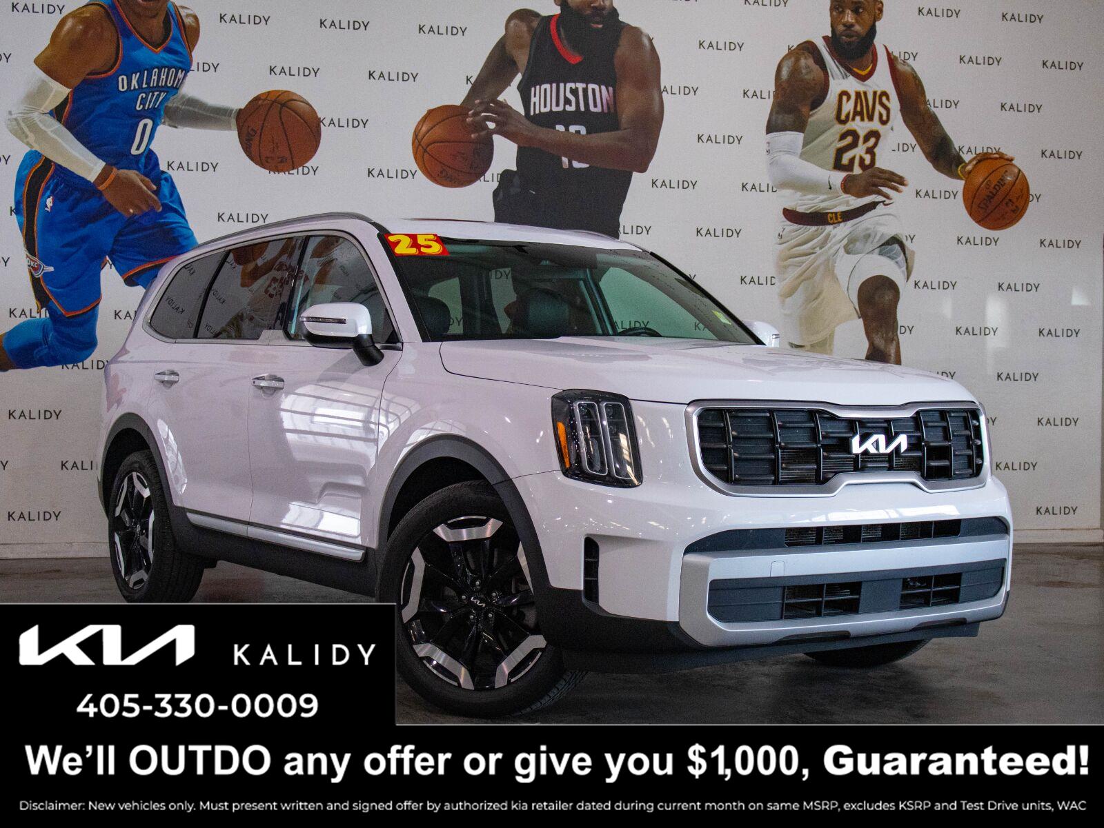 Glacial White Pearl 2025 Kia Telluride SUV / Crossover All-Wheel Drive Automatic