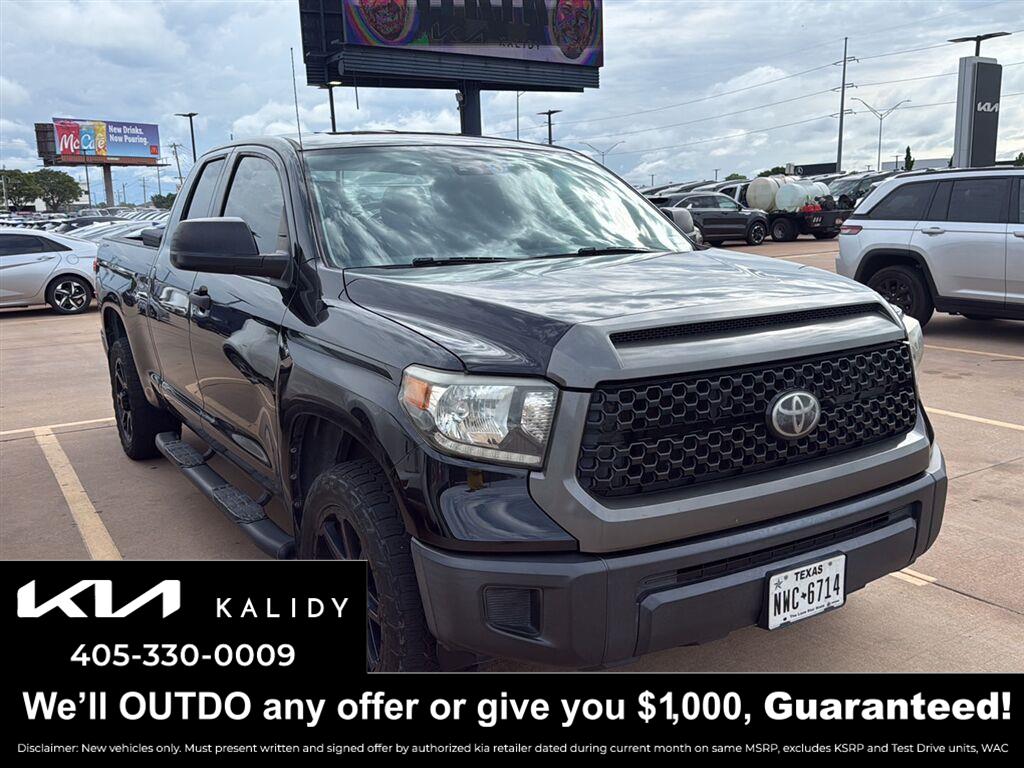 Midnight Black Metallic 2019 Toyota Tundra Pickup Truck 4X2 Automatic