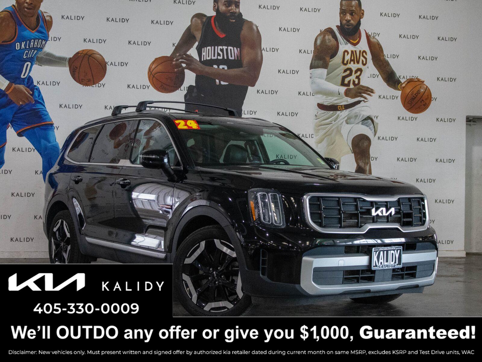 Ebony Black 2025 Kia Telluride SUV / Crossover All-Wheel Drive Automatic