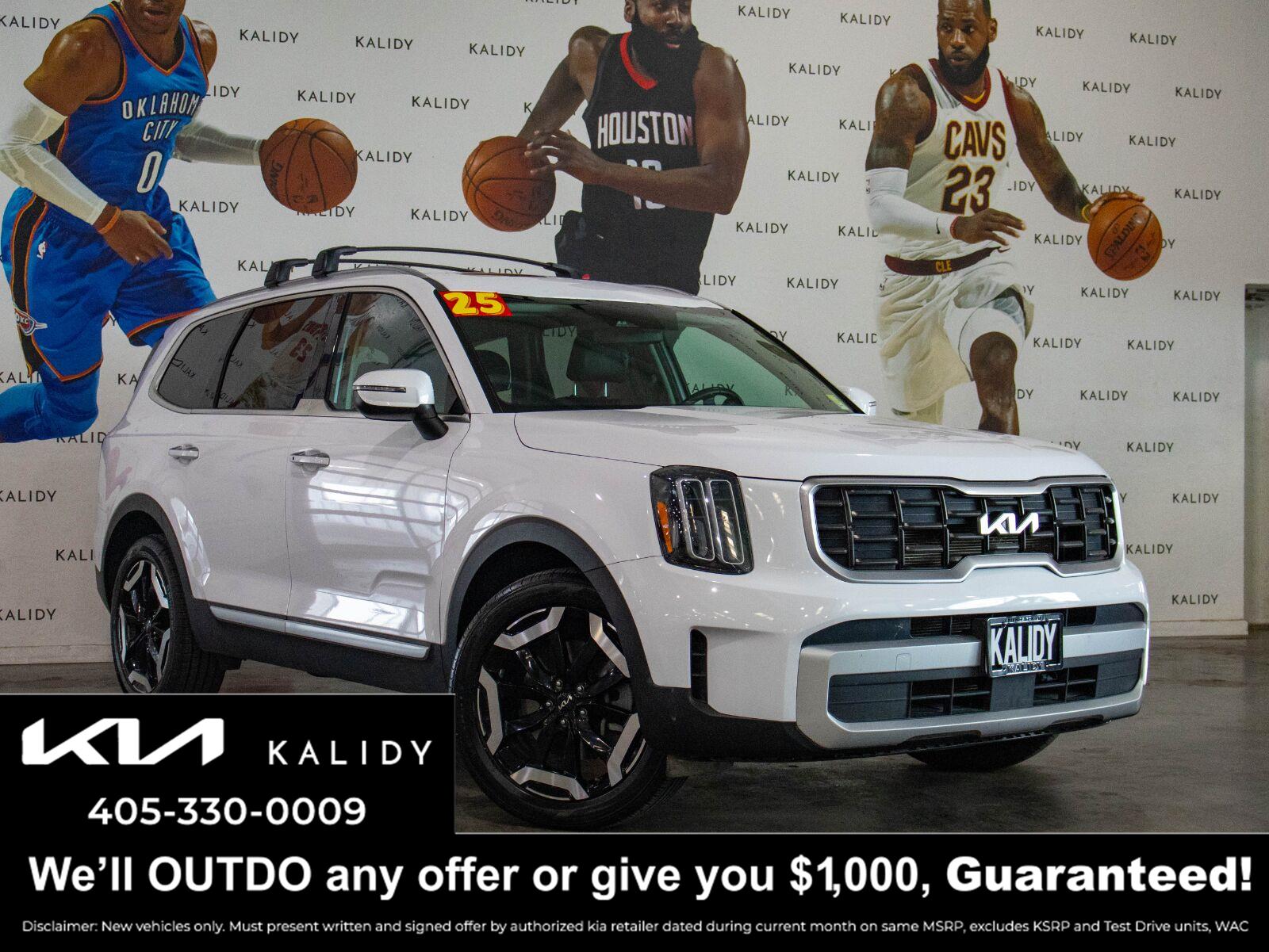 Glacial White Pearl 2025 Kia Telluride SUV / Crossover All-Wheel Drive Automatic