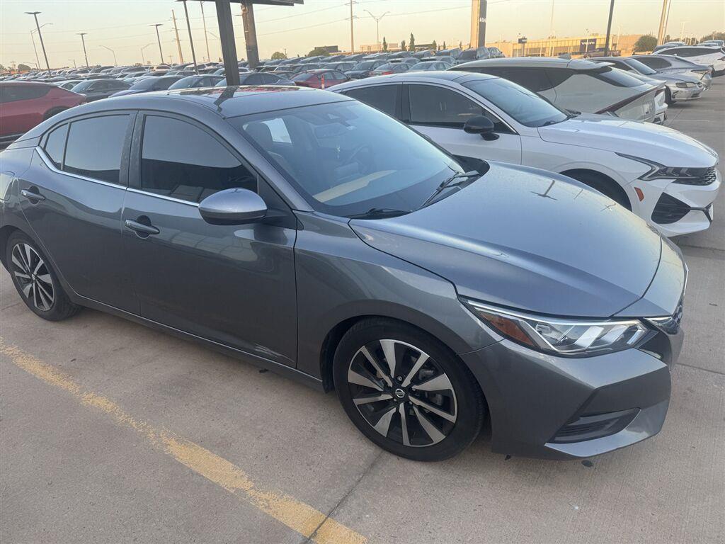 Gray (Gun Metallic) 2023 Nissan Sentra Sedan Front-Wheel Drive Continuously Variable Transmission