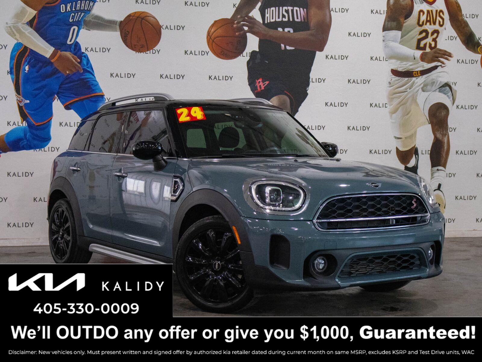 Island Blue Metallic 2024 MINI Countryman SUV / Crossover Front-Wheel Drive Automatic