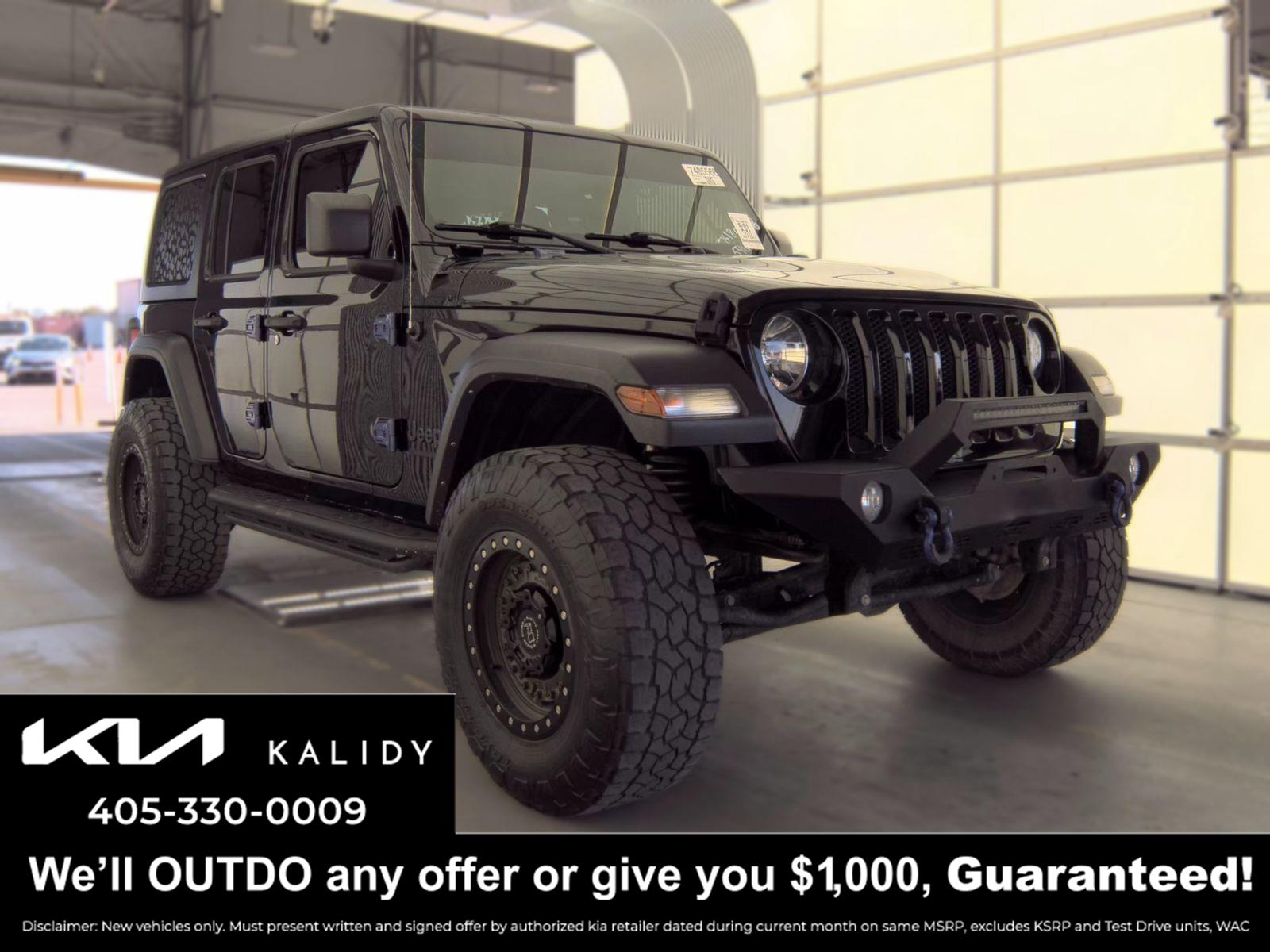 Black Clearcoat 2023 Jeep Wrangler SUV / Crossover Four-Wheel Drive 8-Speed Automatic