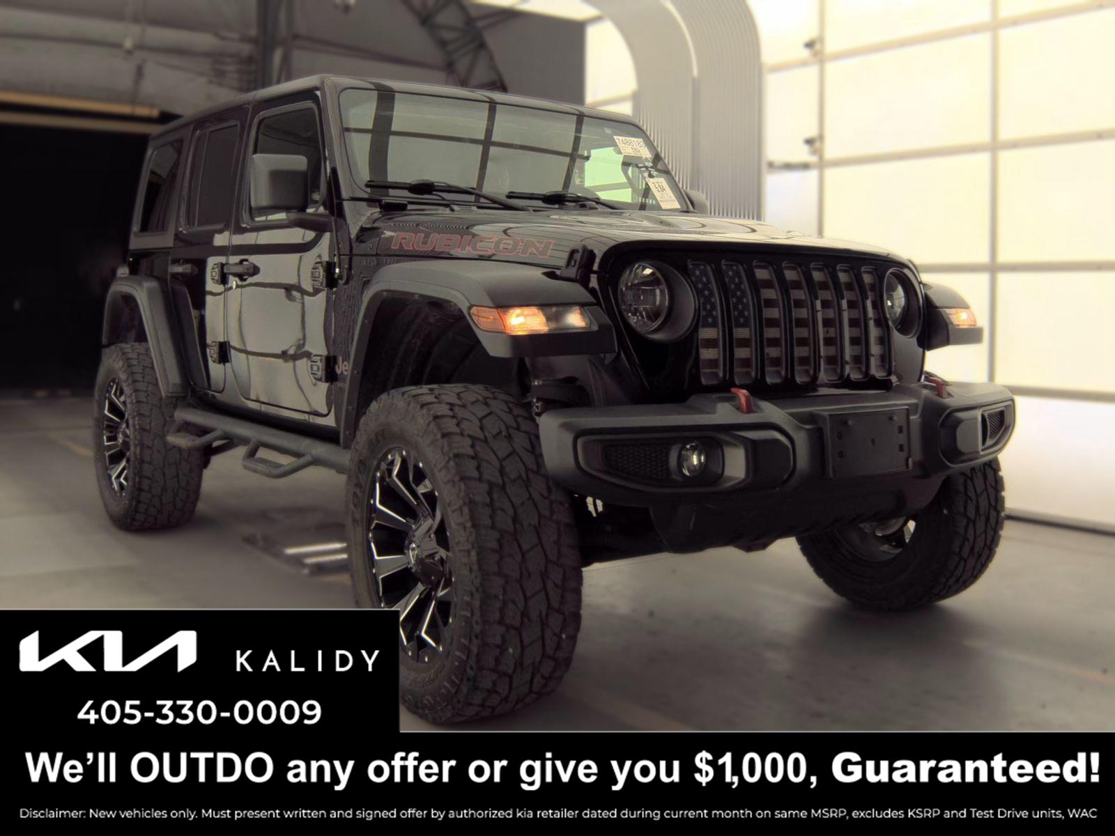  2019 Jeep Wrangler Unlimited Rubicon 4WD   