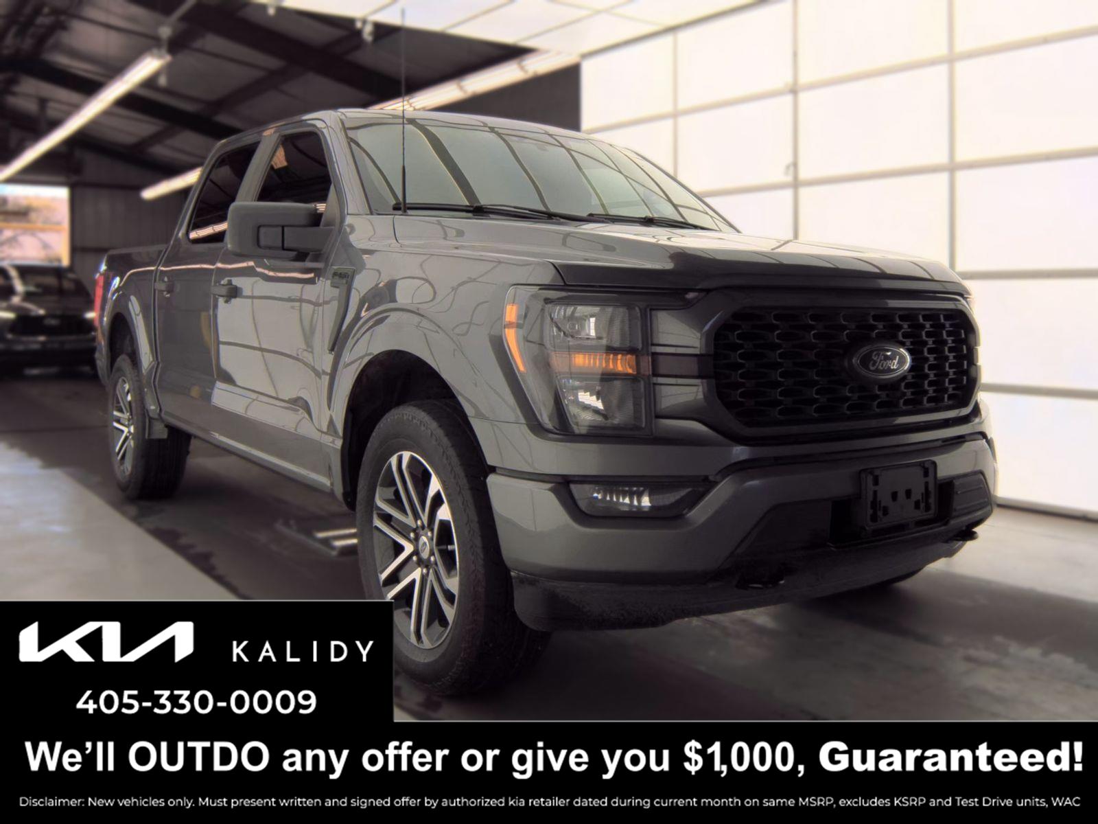 Carbonized Gray Metallic 2023 Ford F-150 Pickup Truck Four-Wheel Drive Automatic