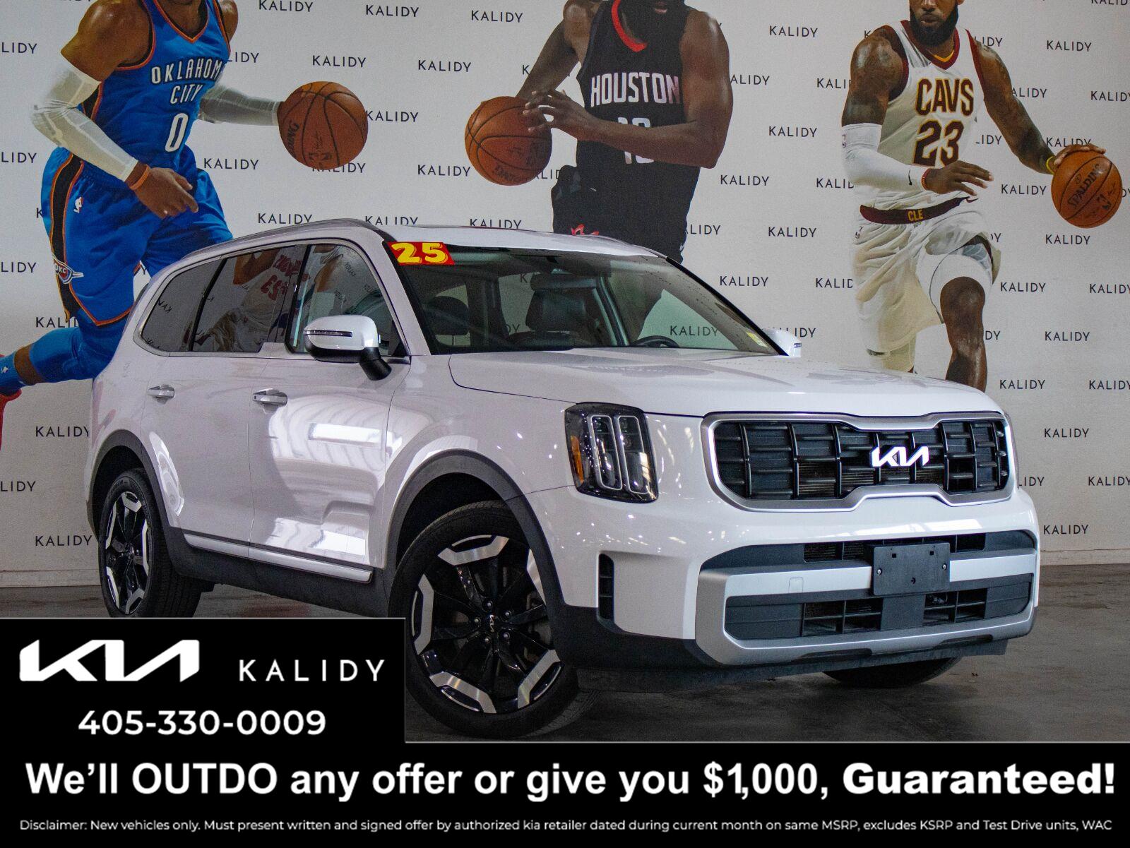 Glacial White Pearl 2025 Kia Telluride SUV / Crossover Front-Wheel Drive Automatic