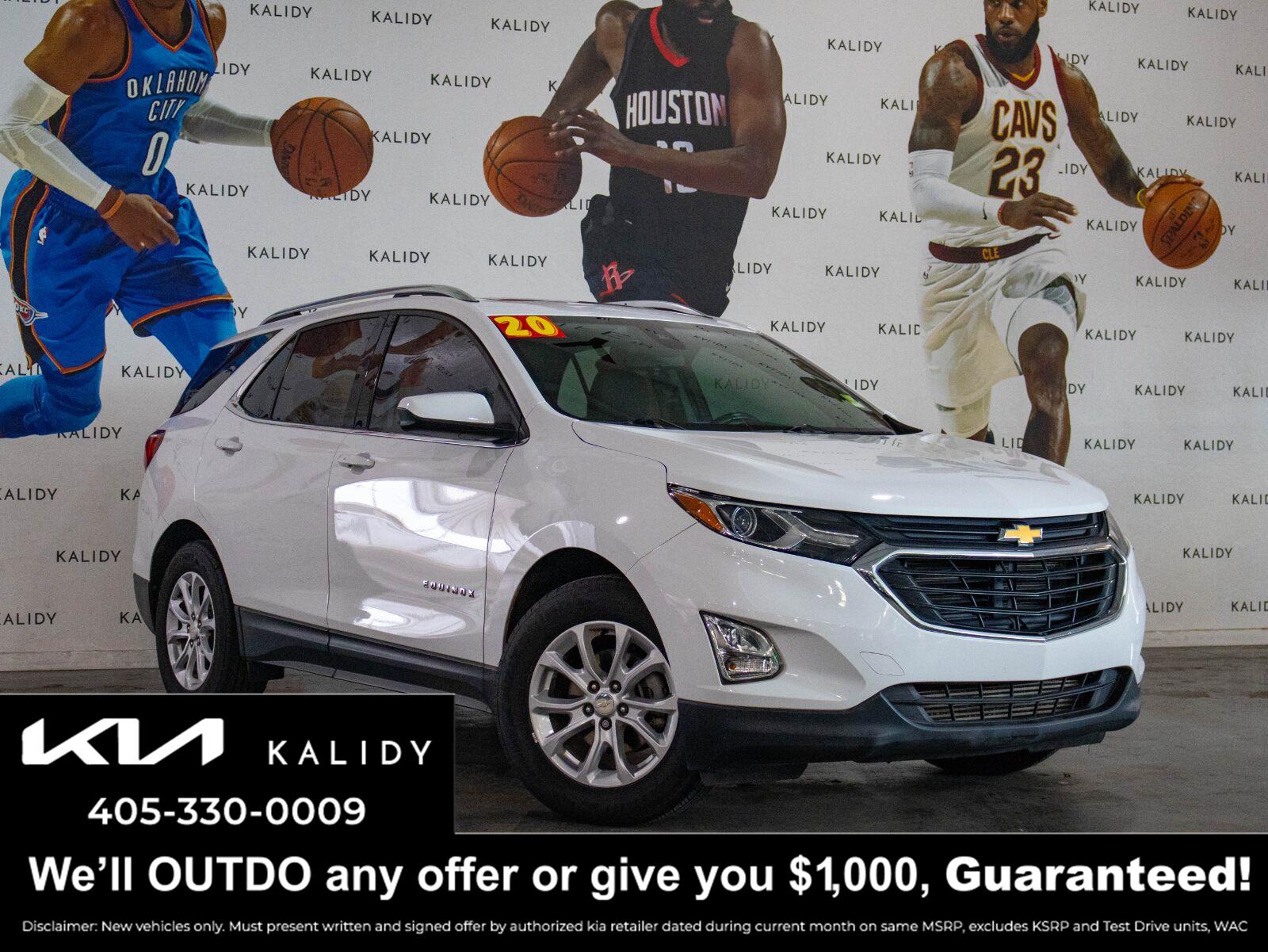 Summit White 2020 Chevrolet Equinox SUV / Crossover Front-Wheel Drive 6-Speed Automatic Overdrive