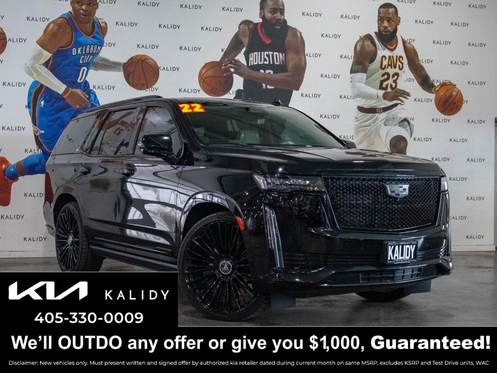 Black Raven 2022 Cadillac Escalade SUV / Crossover Four-Wheel Drive Automatic