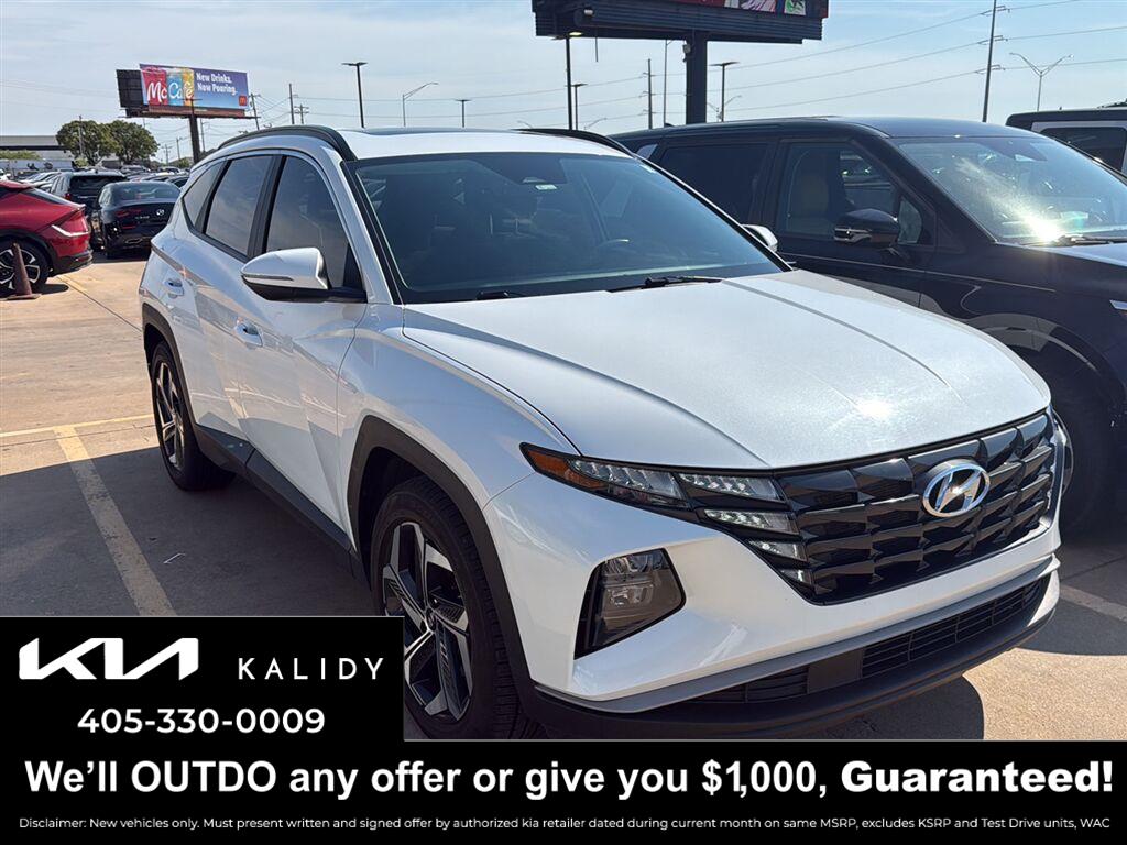 Quartz White 2022 Hyundai Tucson SUV / Crossover Front-Wheel Drive Automatic