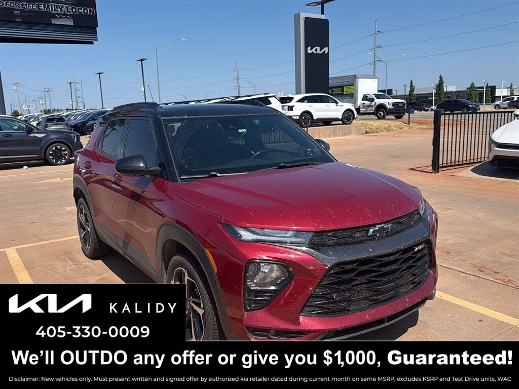 Scarlet Red Metallic 2021 Chevrolet Trailblazer SUV / Crossover Front-Wheel Drive Continuously Variable Transmission