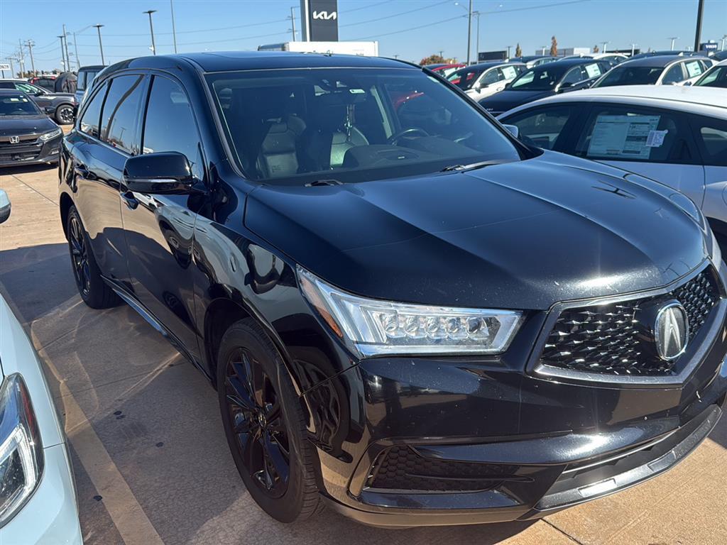 Majestic Black Pearl 2019 Acura MDX SUV / Crossover Front-Wheel Drive Automatic