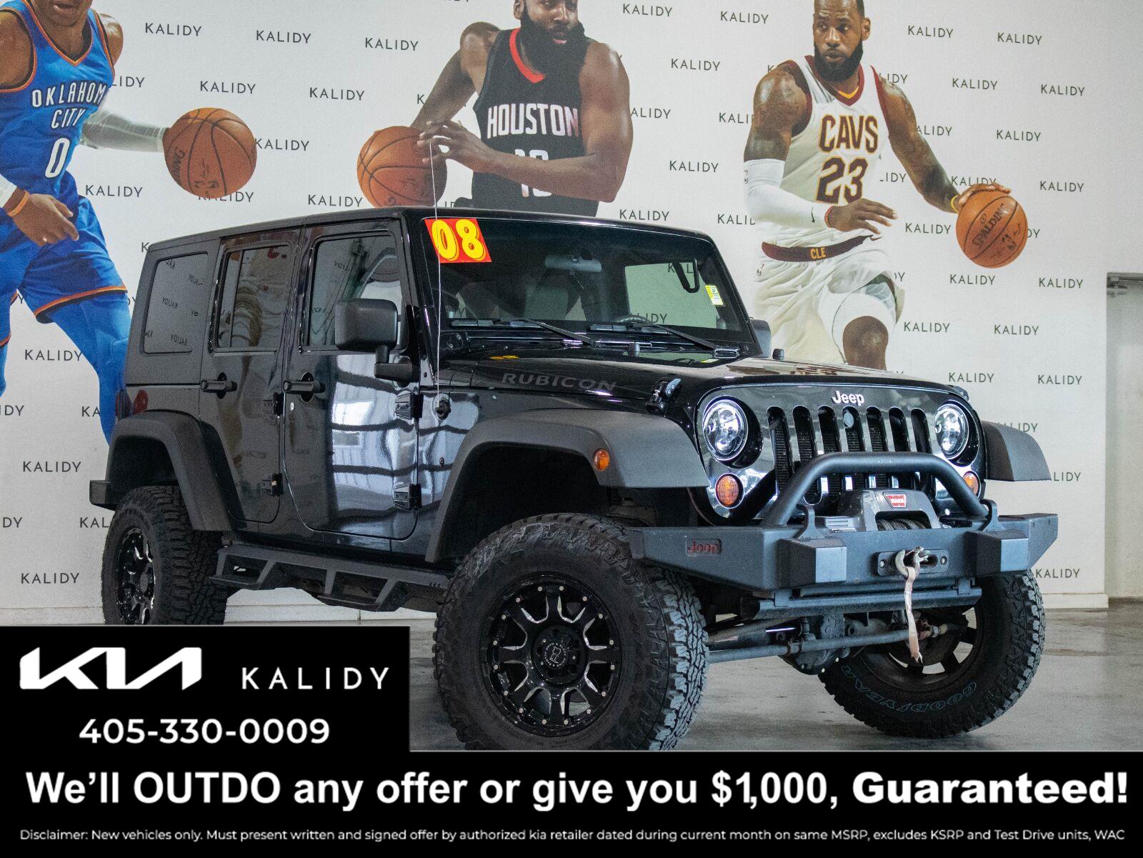  2008 Jeep Wrangler Unlimited Rubicon 4WD   